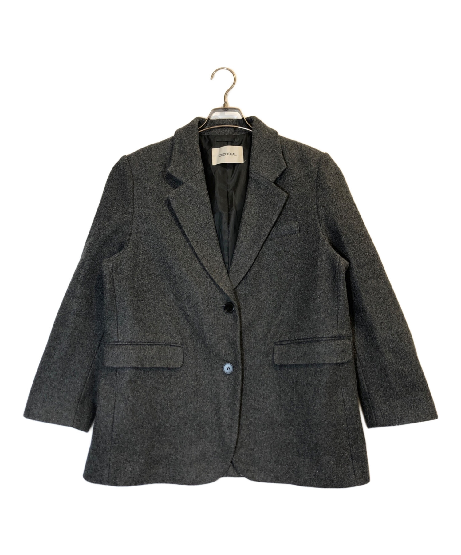 COCODEAL シャギーオーバーテーラードジャケット COCODEAL シャギー