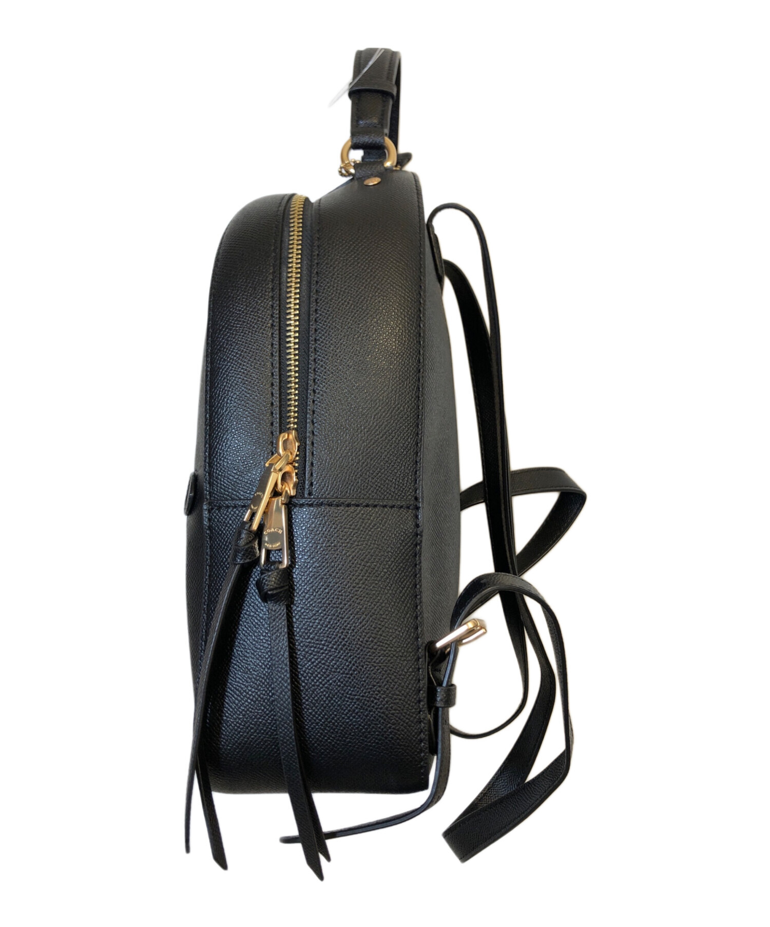 中古・古着通販】COACH (コーチ) リュック ブラック サイズ:表記なし 