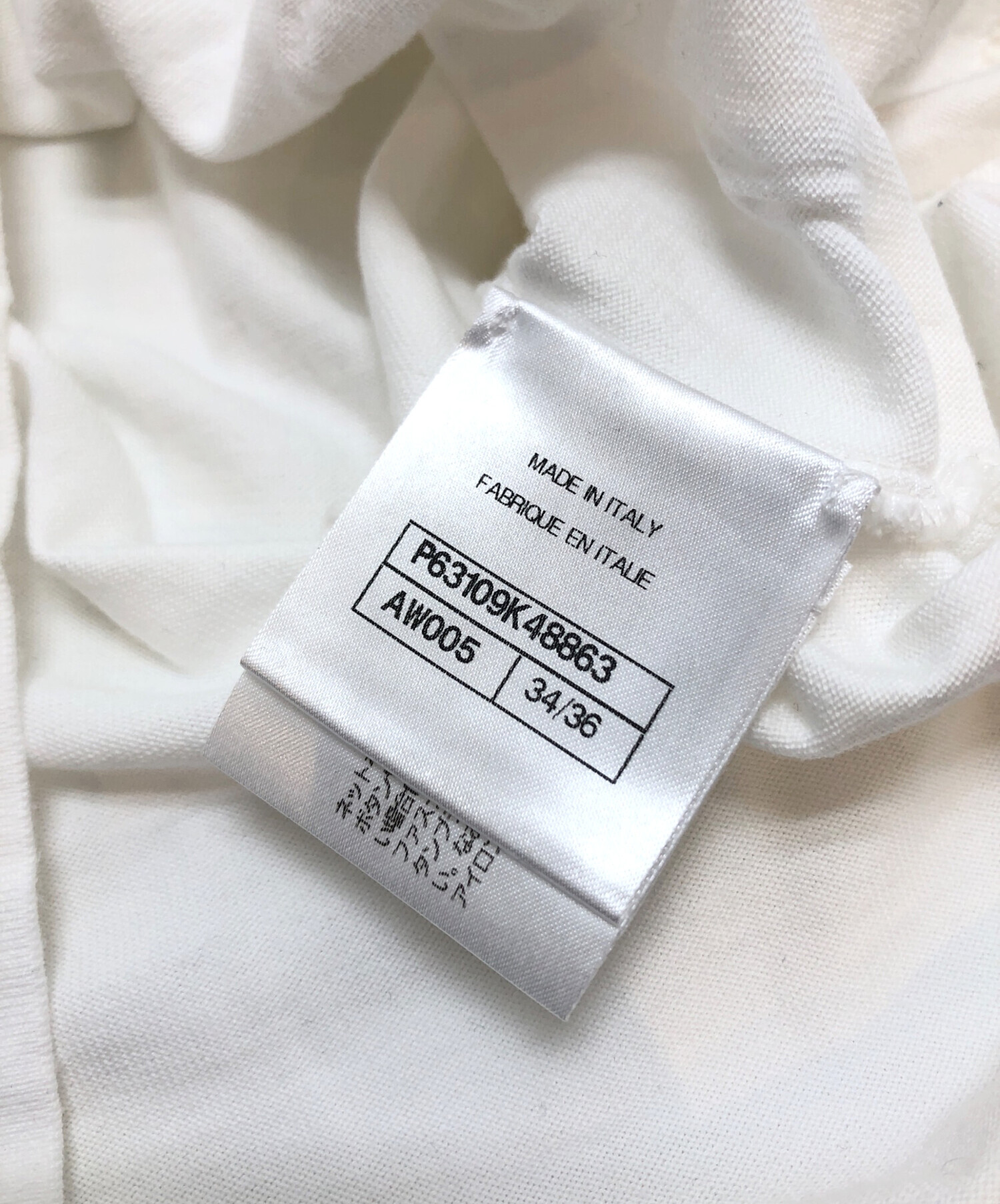CHANEL ホワイト Tシャツ サイズ36 CHANEL サイズ36 シャネル 白