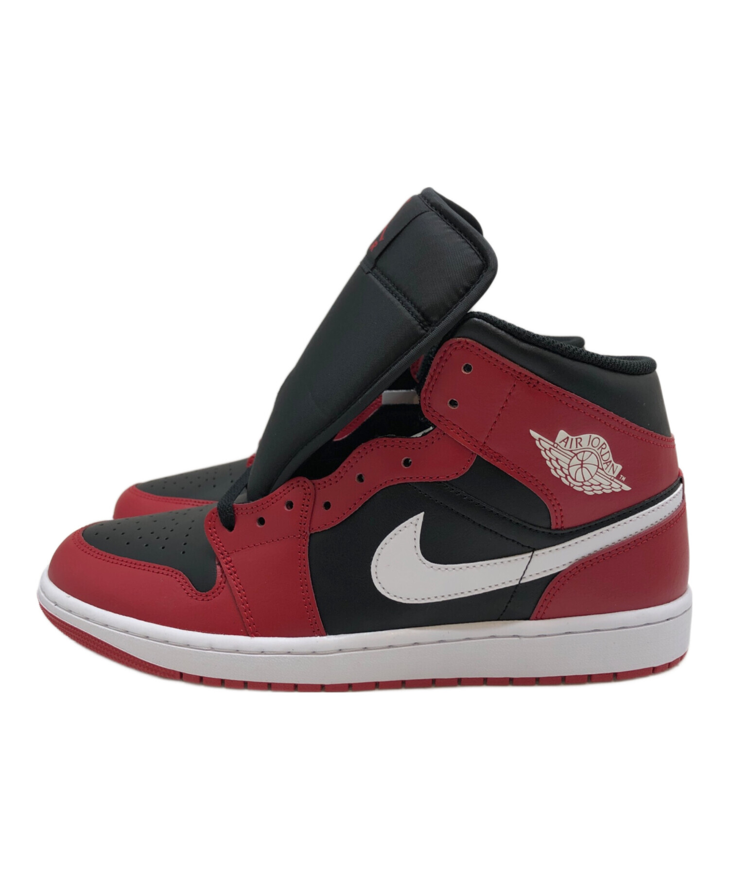 中古・古着通販】NIKE (ナイキ) Air Jordan 1 Mid Gym Red/Black 