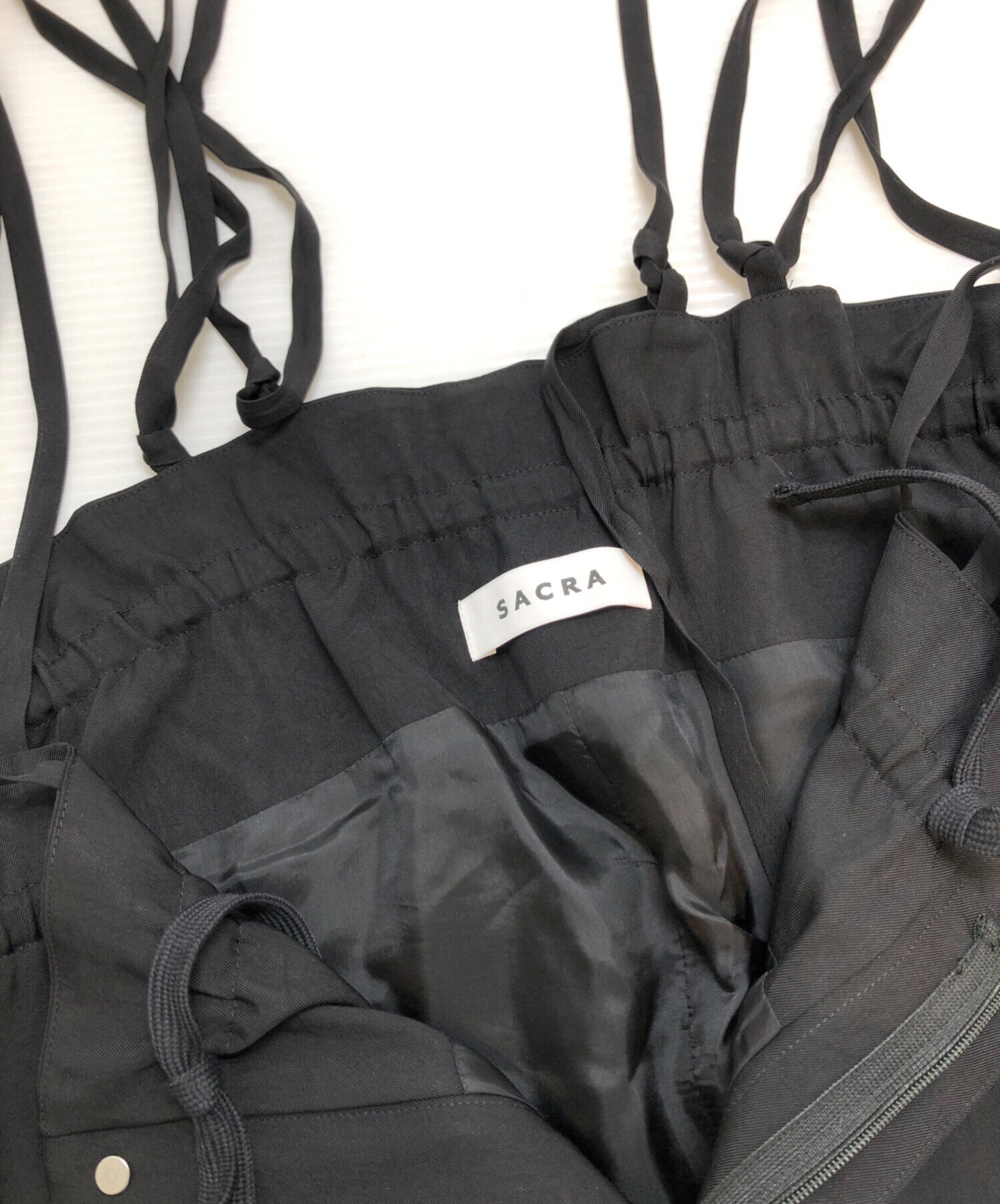 中古・古着通販】SACRA (サクラ) ACETATE BRIGHT TWILL SALOPETTE/ALL 