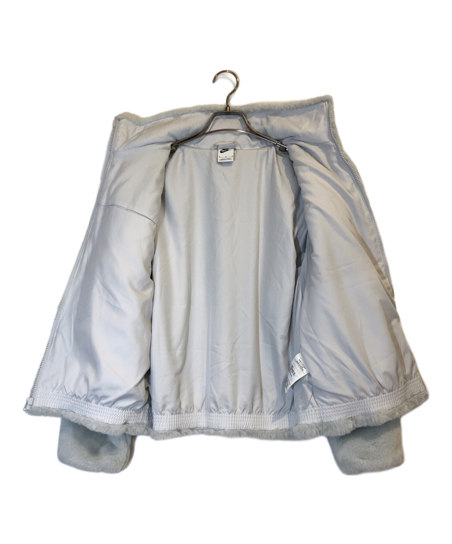 中古・古着通販】NIKE (ナイキ) ボアジャケット ライトグレー サイズ:M 