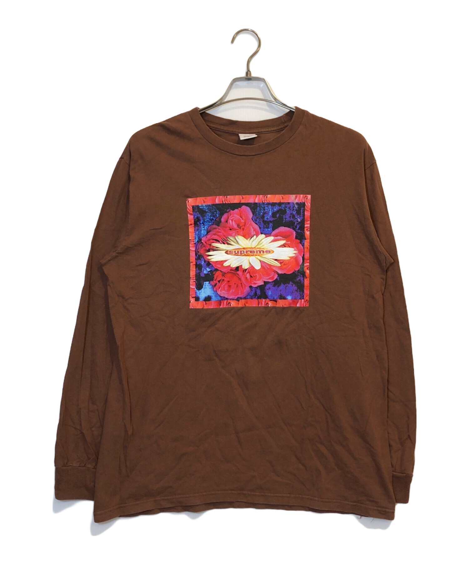 中古・古着通販】SUPREME (シュプリーム) Bloom L/S Tee ブラウン 