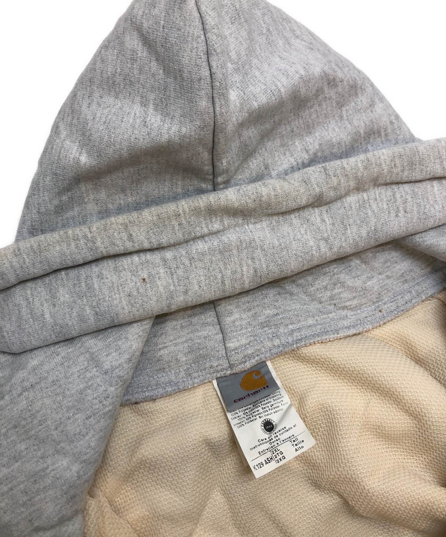 中古・古着通販】CarHartt (カーハート) 裏サーマルジップパーカー 