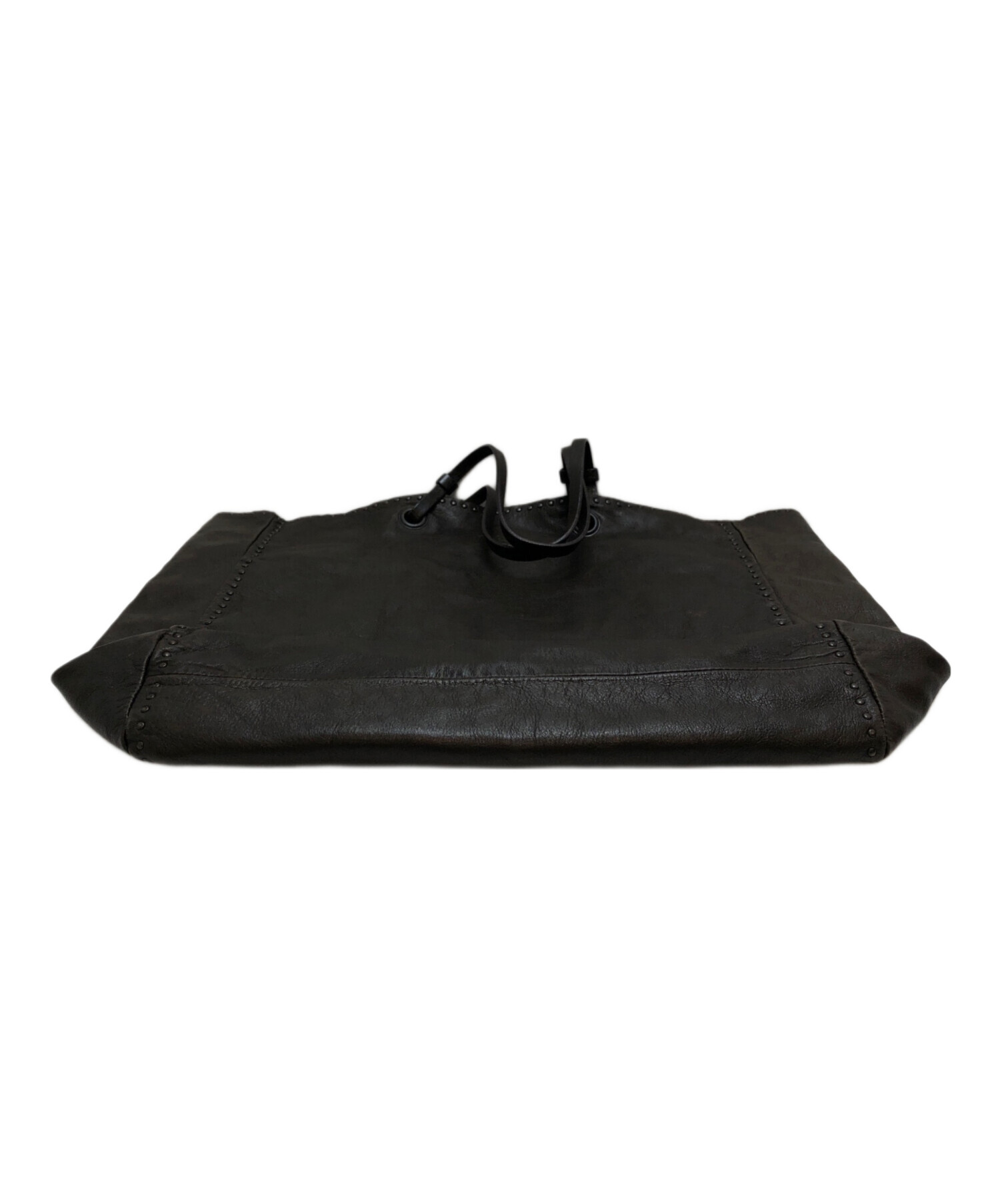 プラダ ラムレザートート PRADA ブラウン ラムレザートートバッグ PRADA ブラウン レザー トート