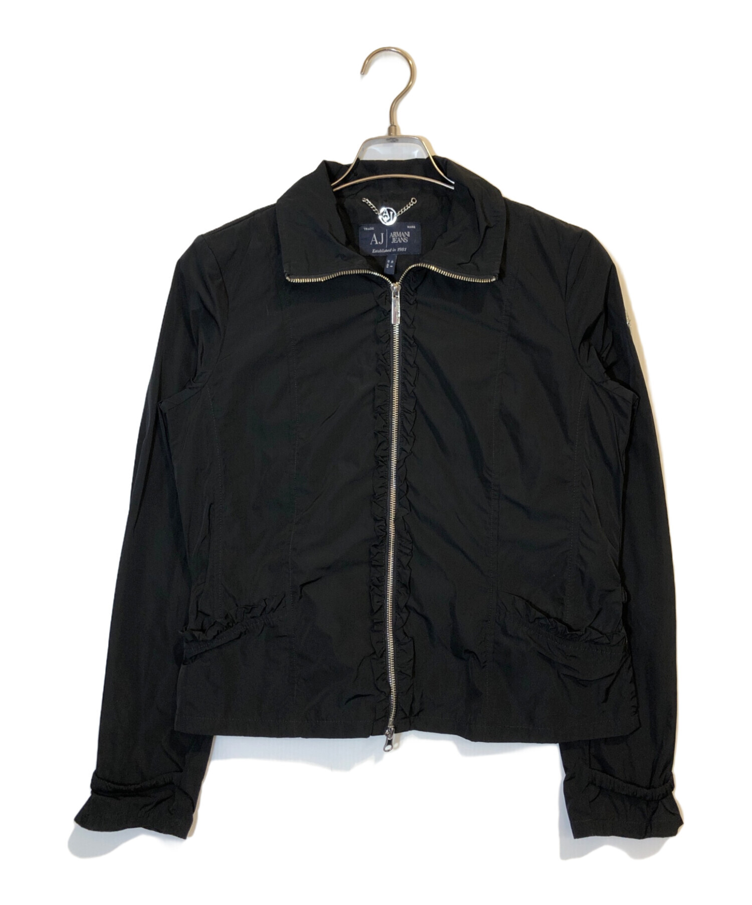 中古・古着通販】ARMANI JEANS (アルマーニジーンズ) フリルブルゾン 