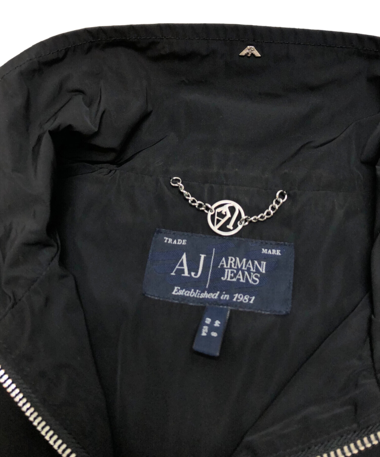 中古・古着通販】ARMANI JEANS (アルマーニジーンズ) フリルブルゾン 