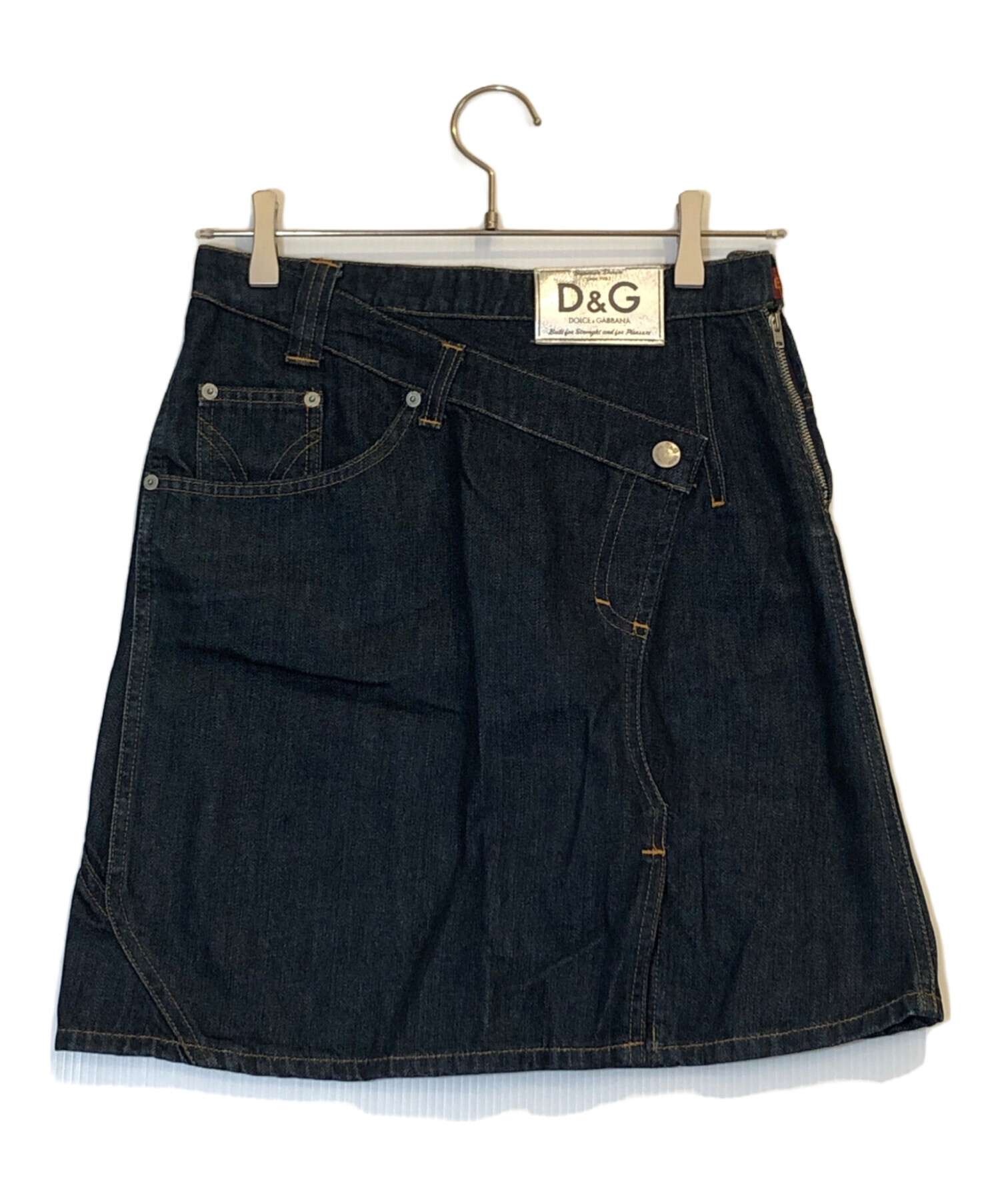 中古・古着通販】D&G (ディーアンドジー) デニムスカート インディゴ 