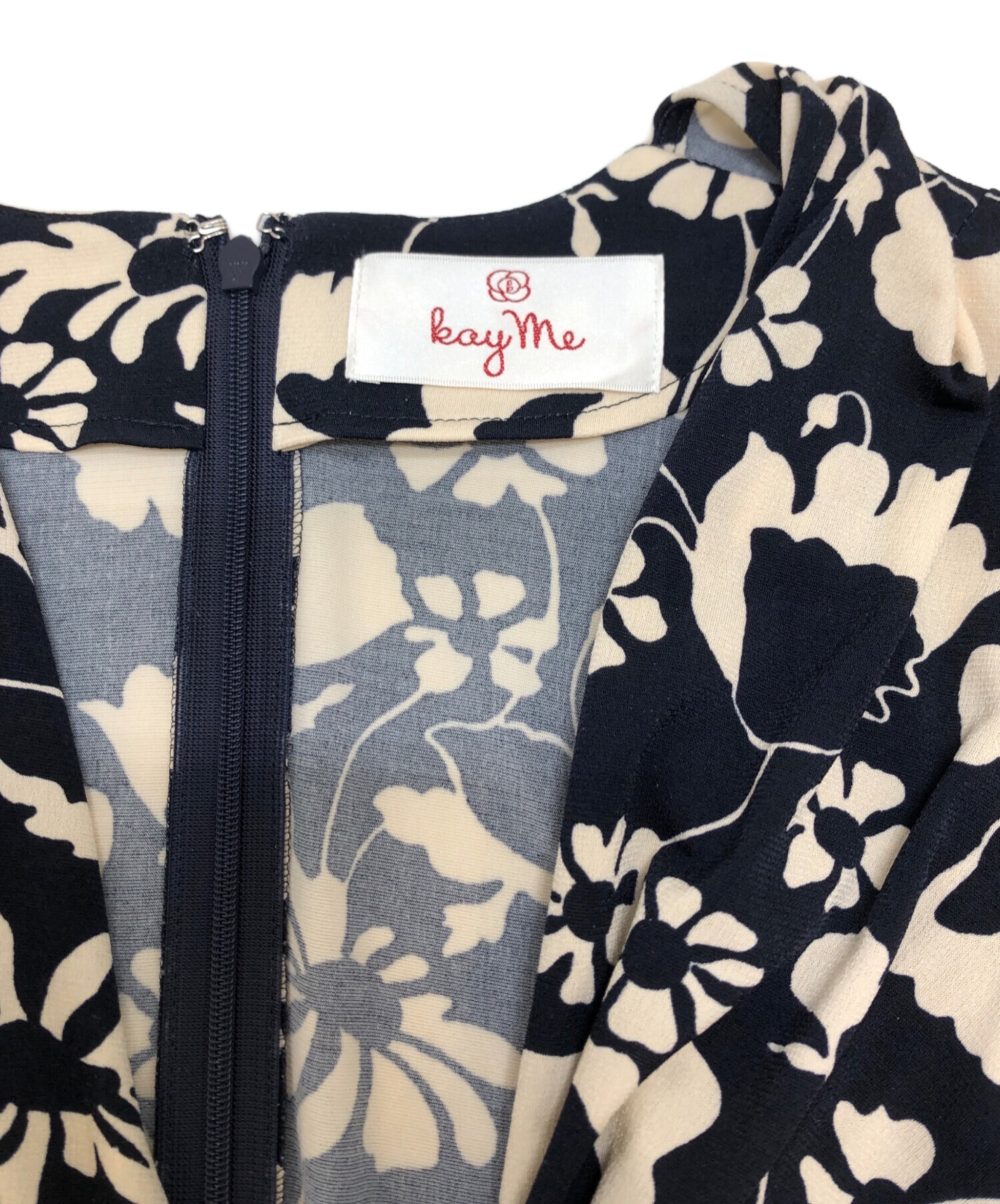 中古・古着通販】kay me (ケイミー) ヴィーナスワンピース ネイビー