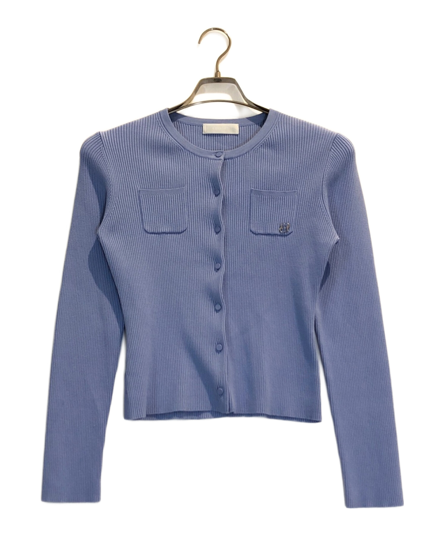 中古・古着通販】CELFORD (セルフォード) ロゴチャームリブニット