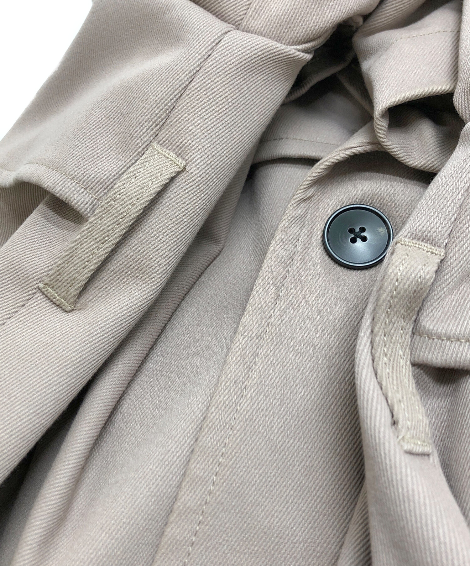 HARE トレンチコート Mサイズ 中古・古着通販】HARE (ハレ) ライナー付きトレンチコート ベージュ