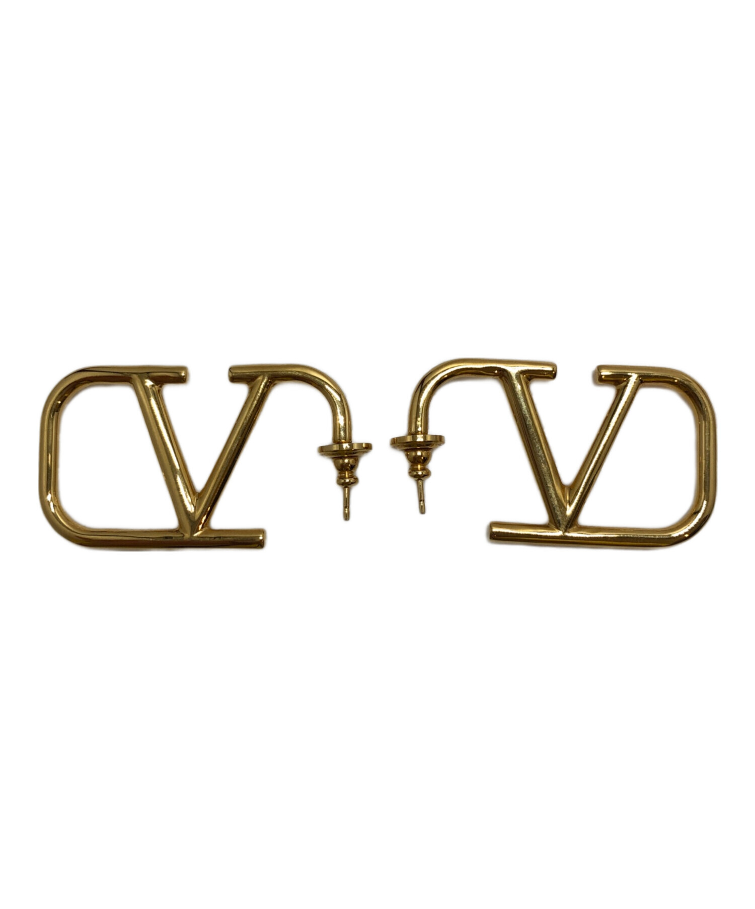 中古・古着通販】VALENTINO (ヴァレンティノ) Vロゴピアス カラー 