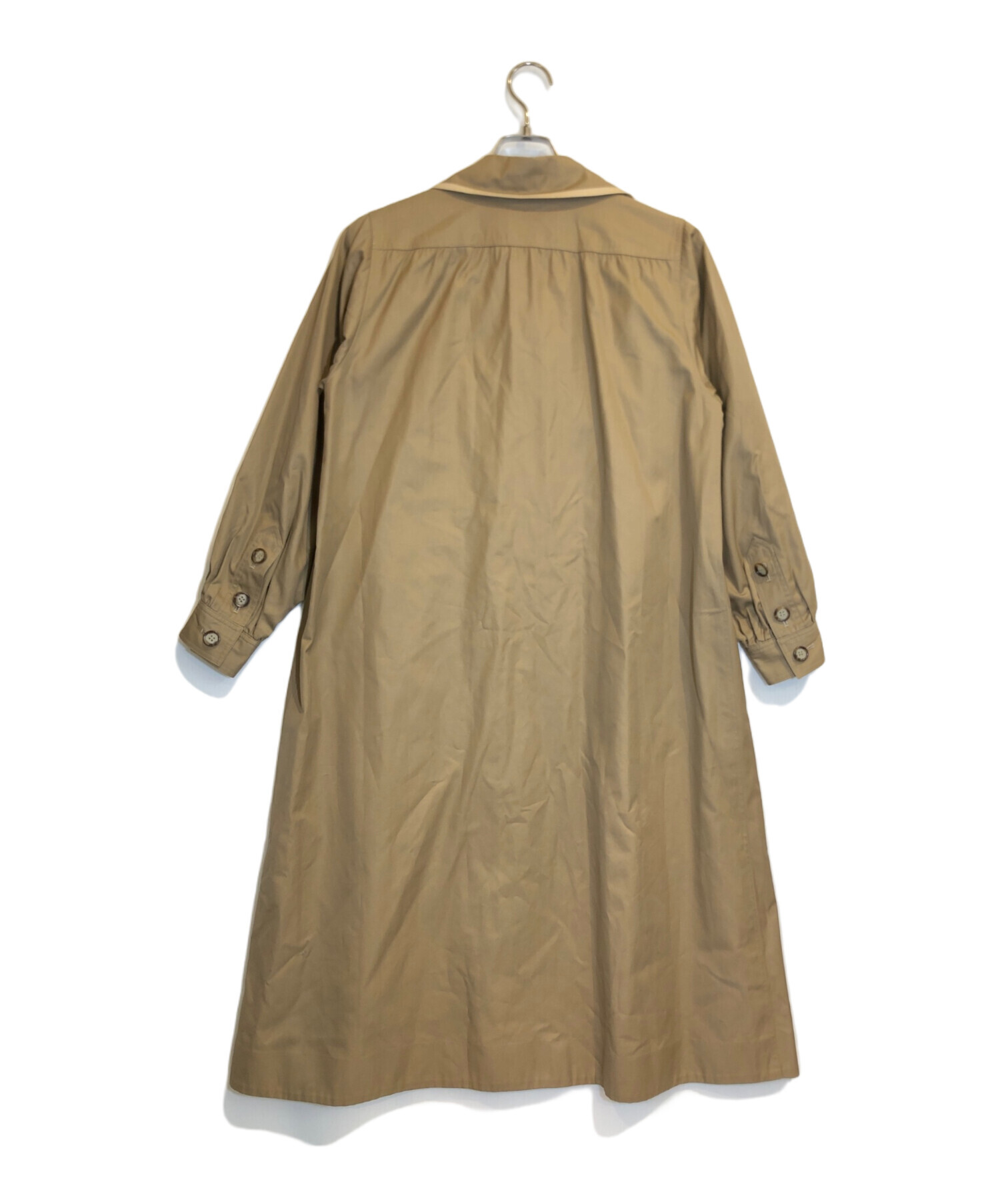 Yves Saint Laurent ベージュ ロングコート 中古・古着通販】Yves Saint Laurent (イヴサンローラン) トレンチ
