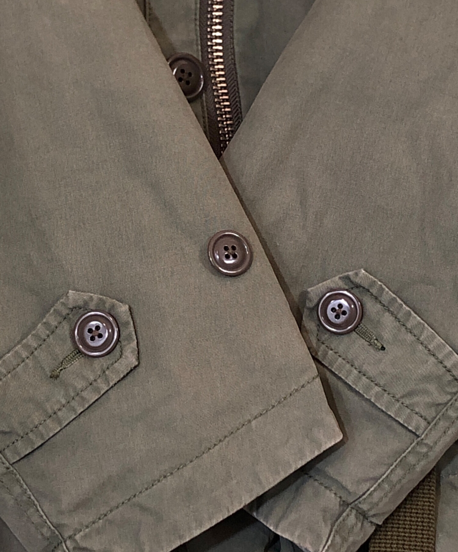 ☆ALFA アルファ　モッズコート　カーキ☆ 中古・古着通販】ALPHA (アルファ) モッズコート カーキ サイズ