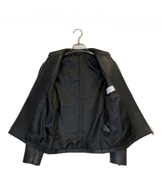 【未使用に近い】STUDIOUS シングルライダース STUDIOUS ステュディオス 100550001 シープ レザー シングル