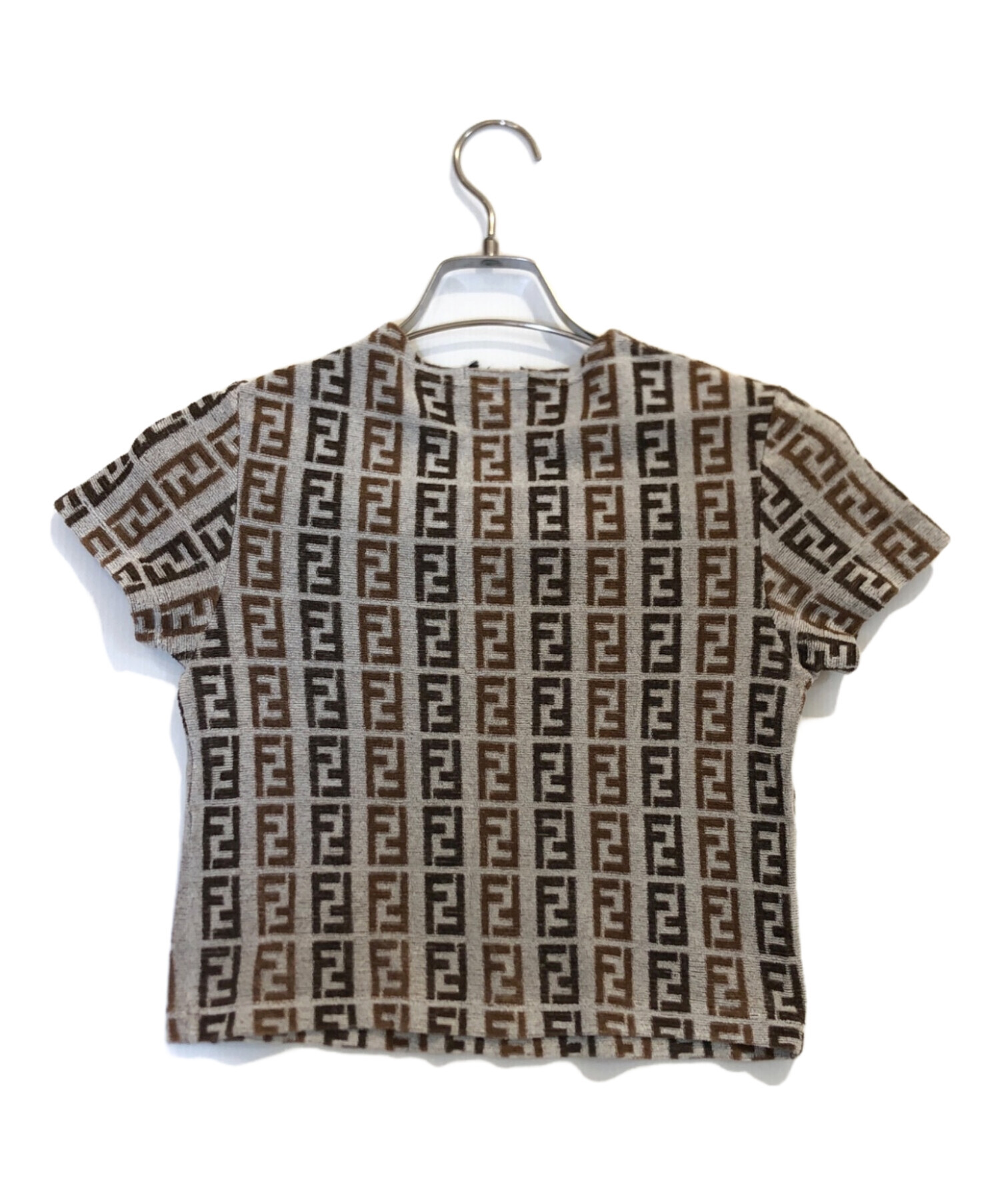 FENDI フェンディ パイル地 ズッカ Tシャツ カットソー 【公式通販】