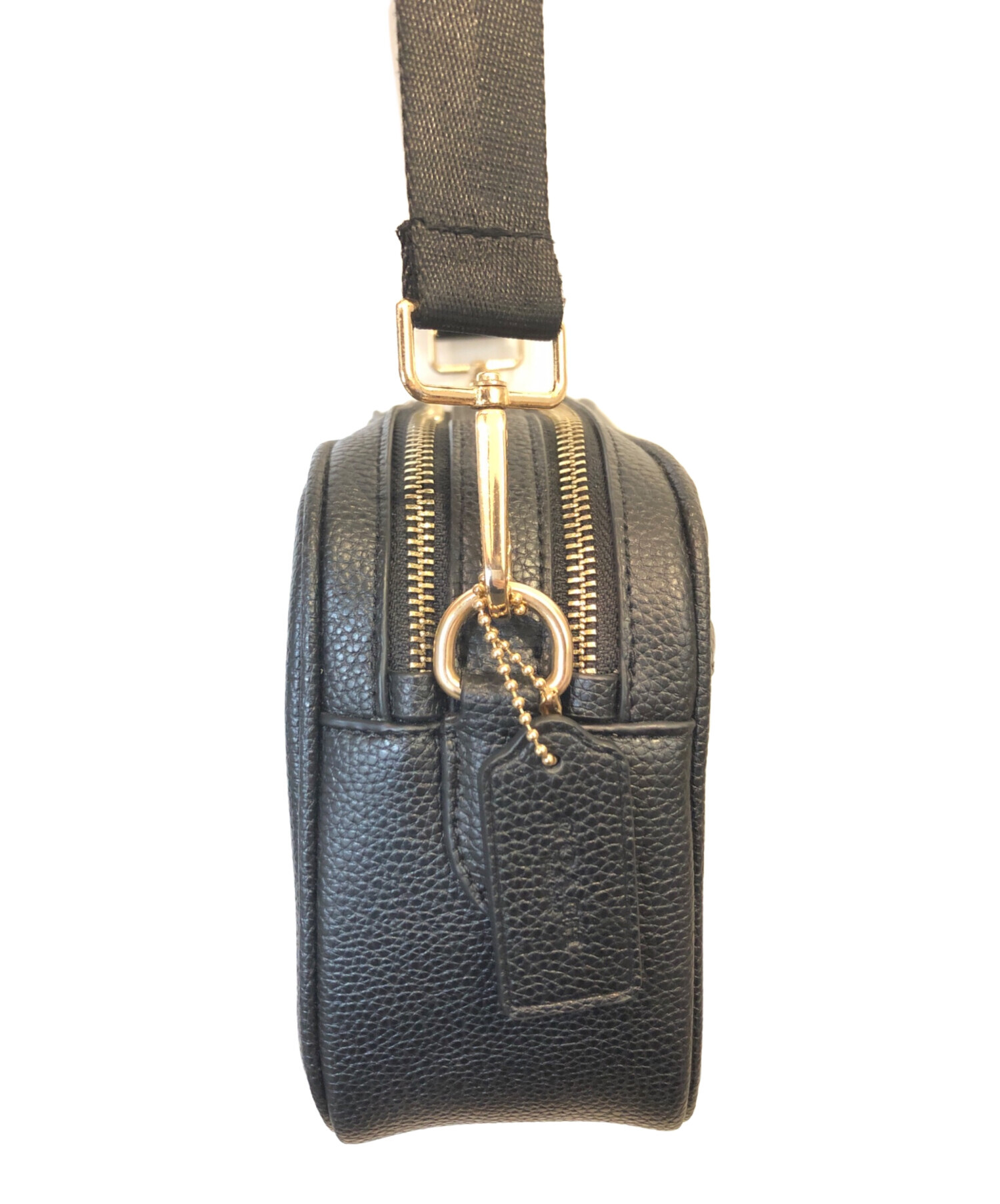 中古・古着通販】COACH (コーチ) カメラバッグ ブラック サイズ:表記 