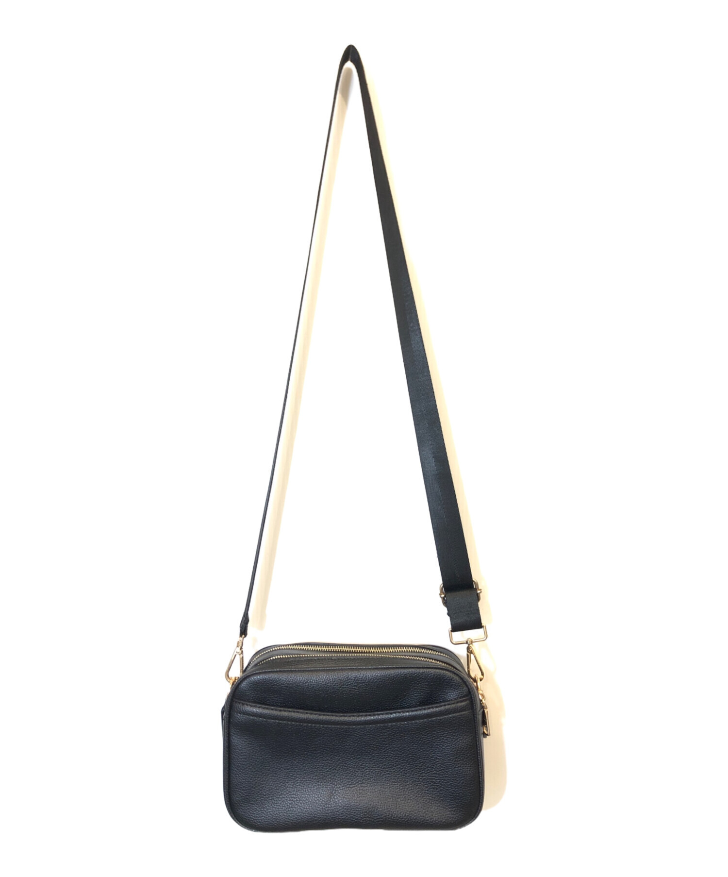 中古・古着通販】COACH (コーチ) カメラバッグ ブラック サイズ:表記 