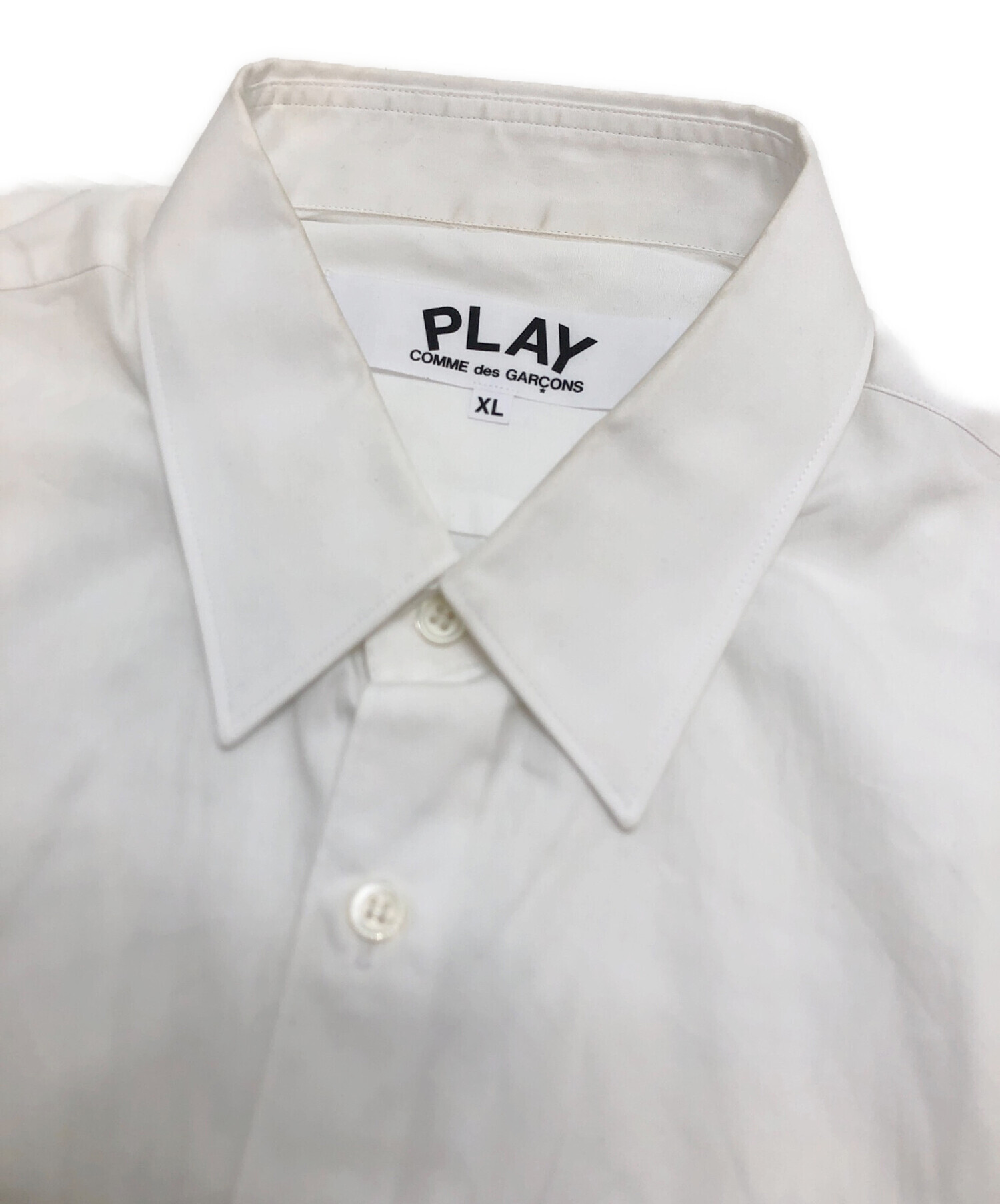 COMME des GARÇONS 長袖シャツ 中古・古着通販】PLAY COMME des GARCONS (プレイ コムデギャルソン