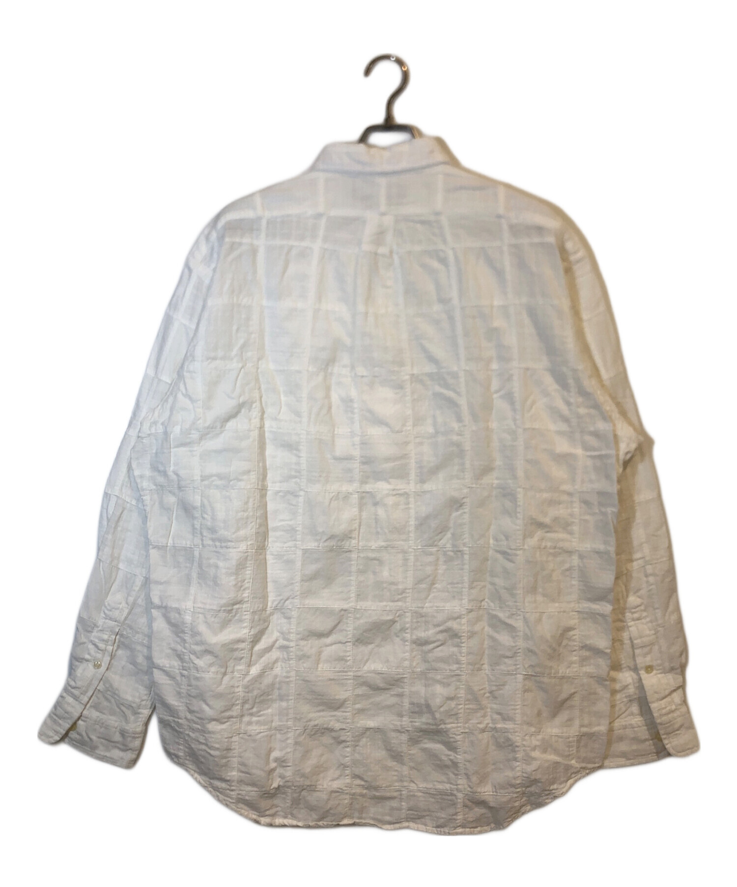 【美品】RALPH LAUREN ラルフローレン　 パッチワークシャツ　白　M 中古・古着通販】POLO RALPH LAUREN (ポロ・ラルフローレン) パッチ