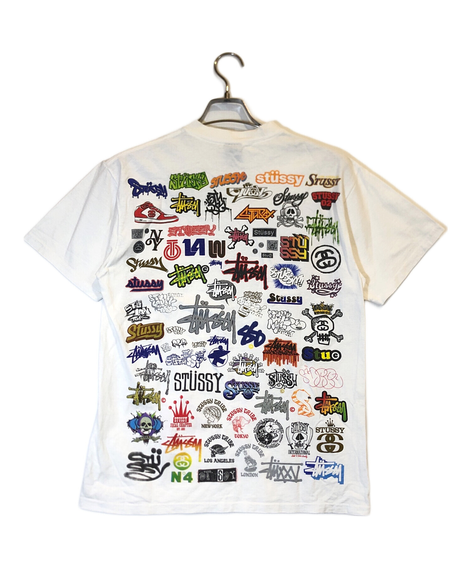 中古・古着通販】stussy (ステューシー) 歴代ロゴTシャツ ホワイト 