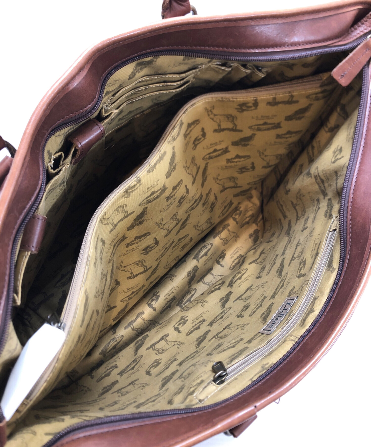 中古・古着通販】L.L.Bean (エルエルビーン) レザートートバッグ