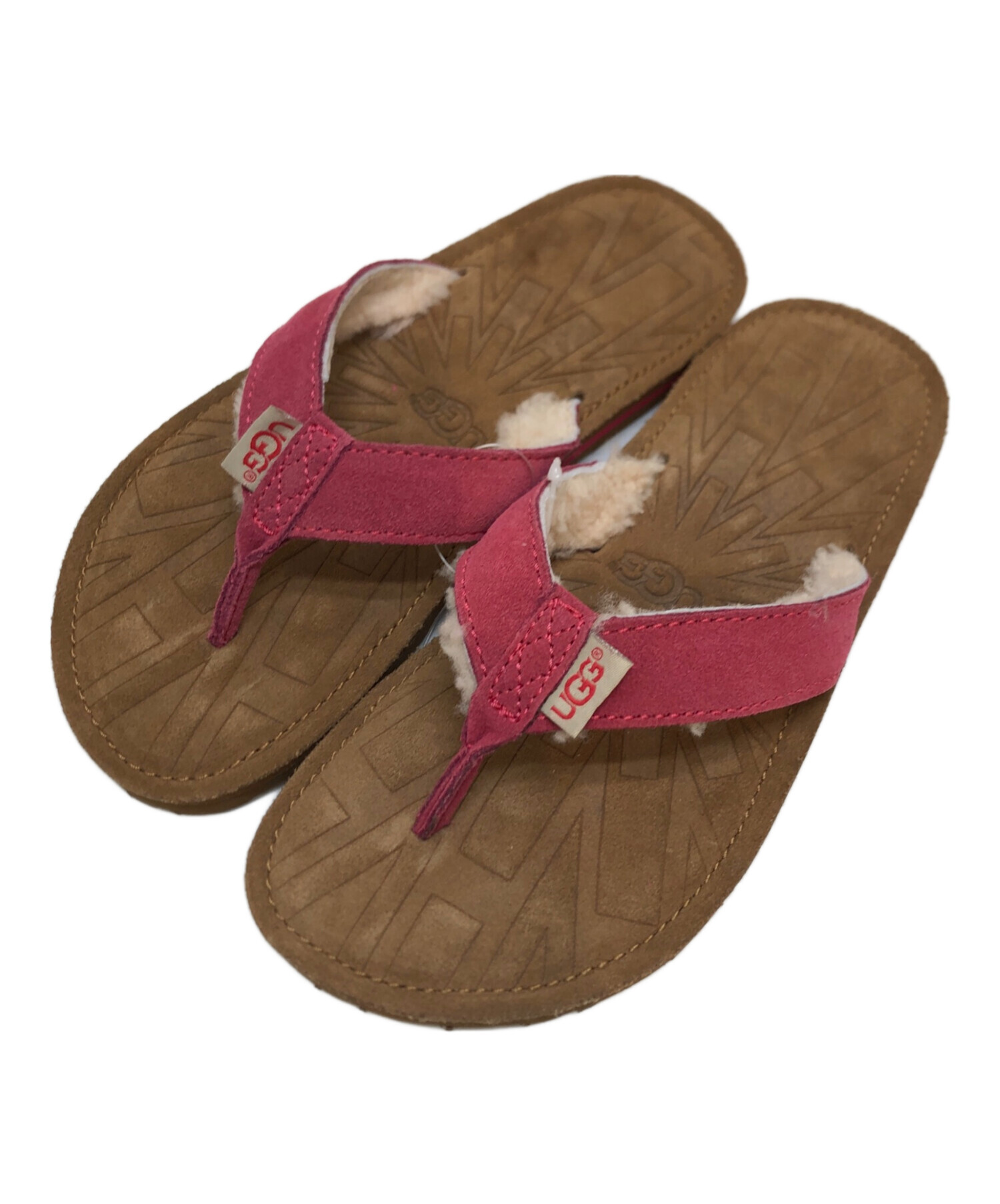 中古・古着通販】UGG (アグ) TASAMINA ビーチサンダル レッド サイズ