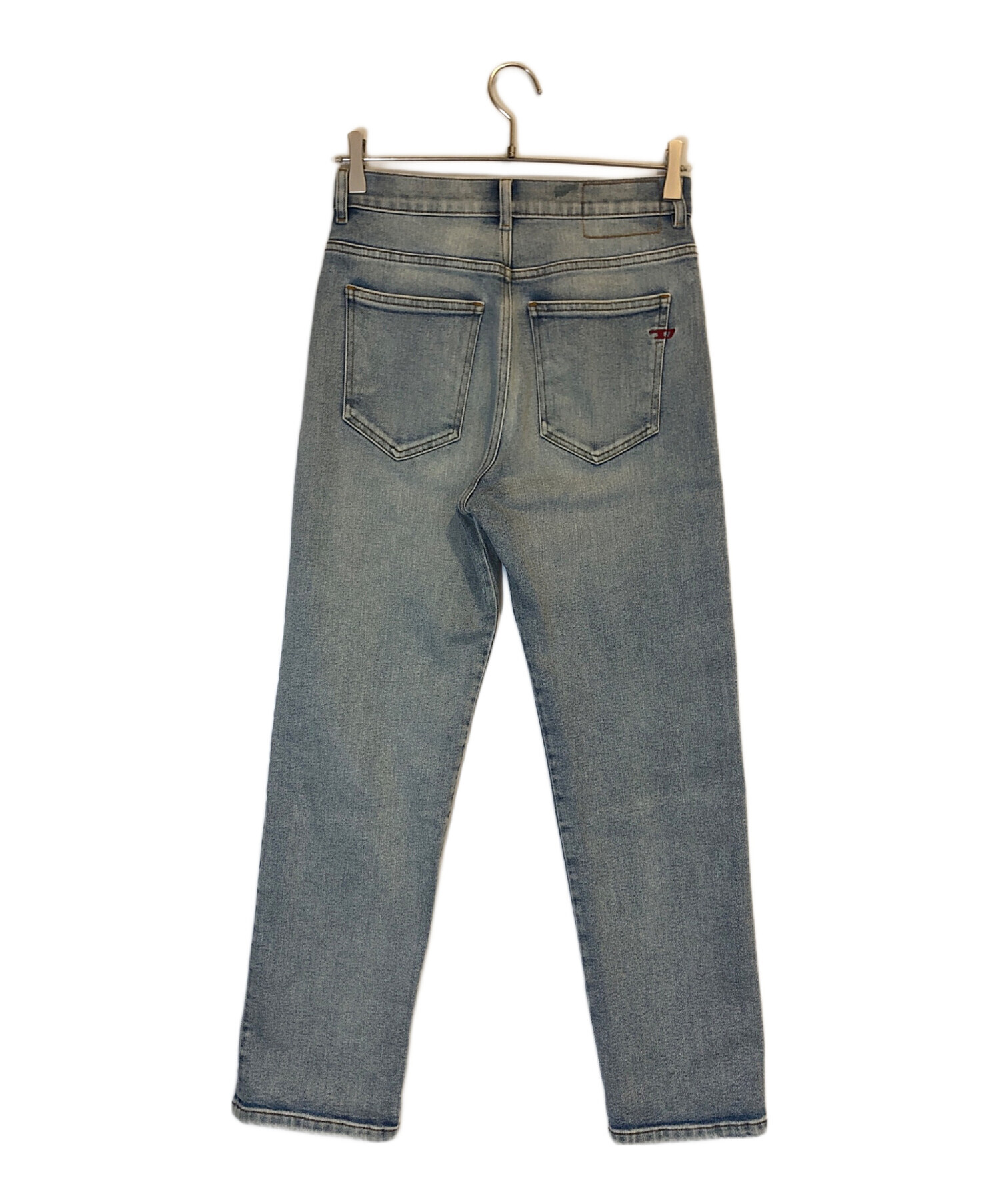 Diesel 刺繍付きデニムパンツ 新品 DIESEL バック刺繍ストレートデニム