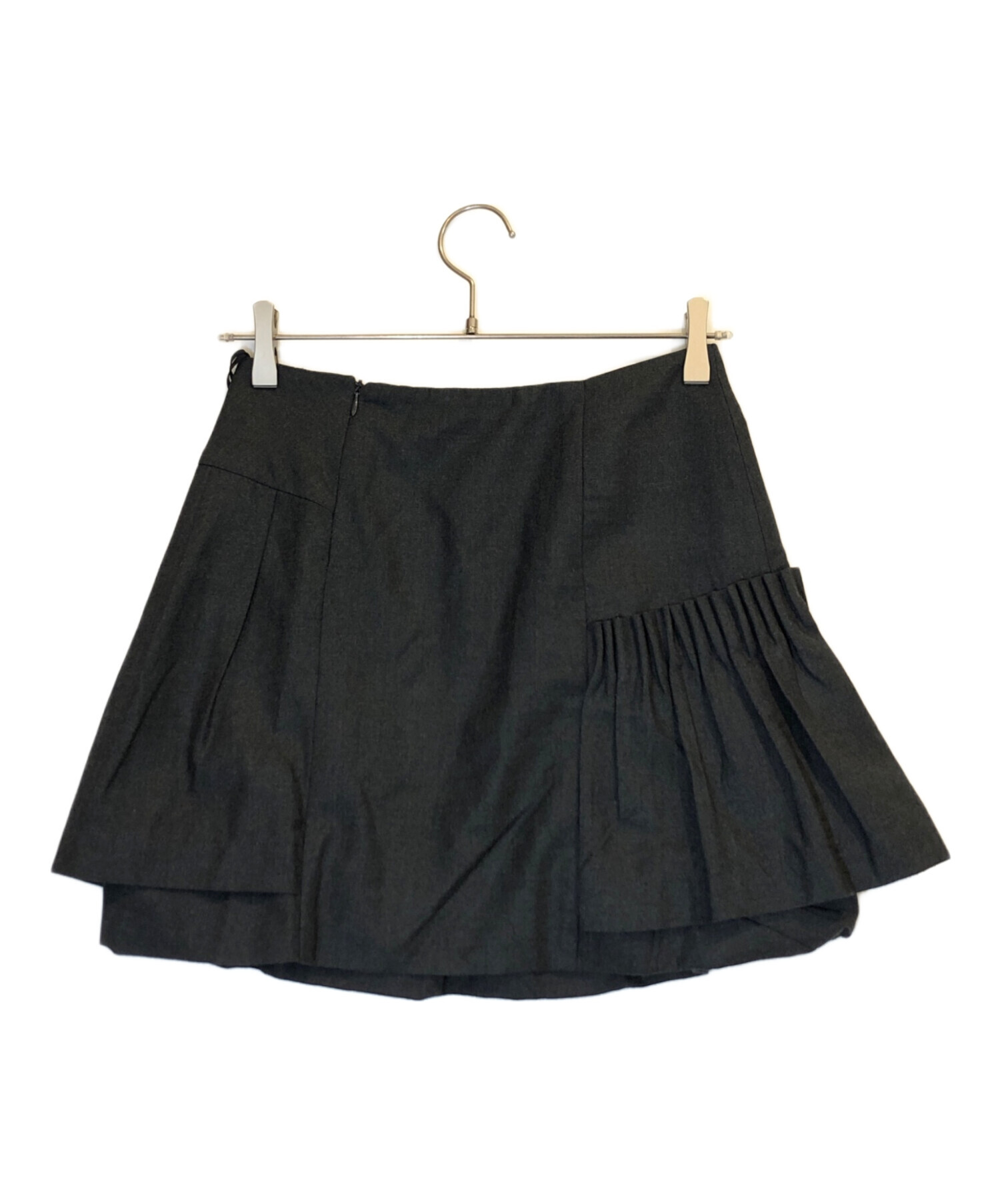 中古・古着通販】MIU MIU (ミュウミュウ) プリーツスカート グレー 
