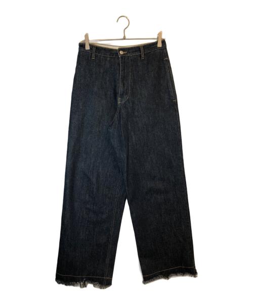 中古・古着通販】soerte (ソエルテ) カットオフデニム インディゴ