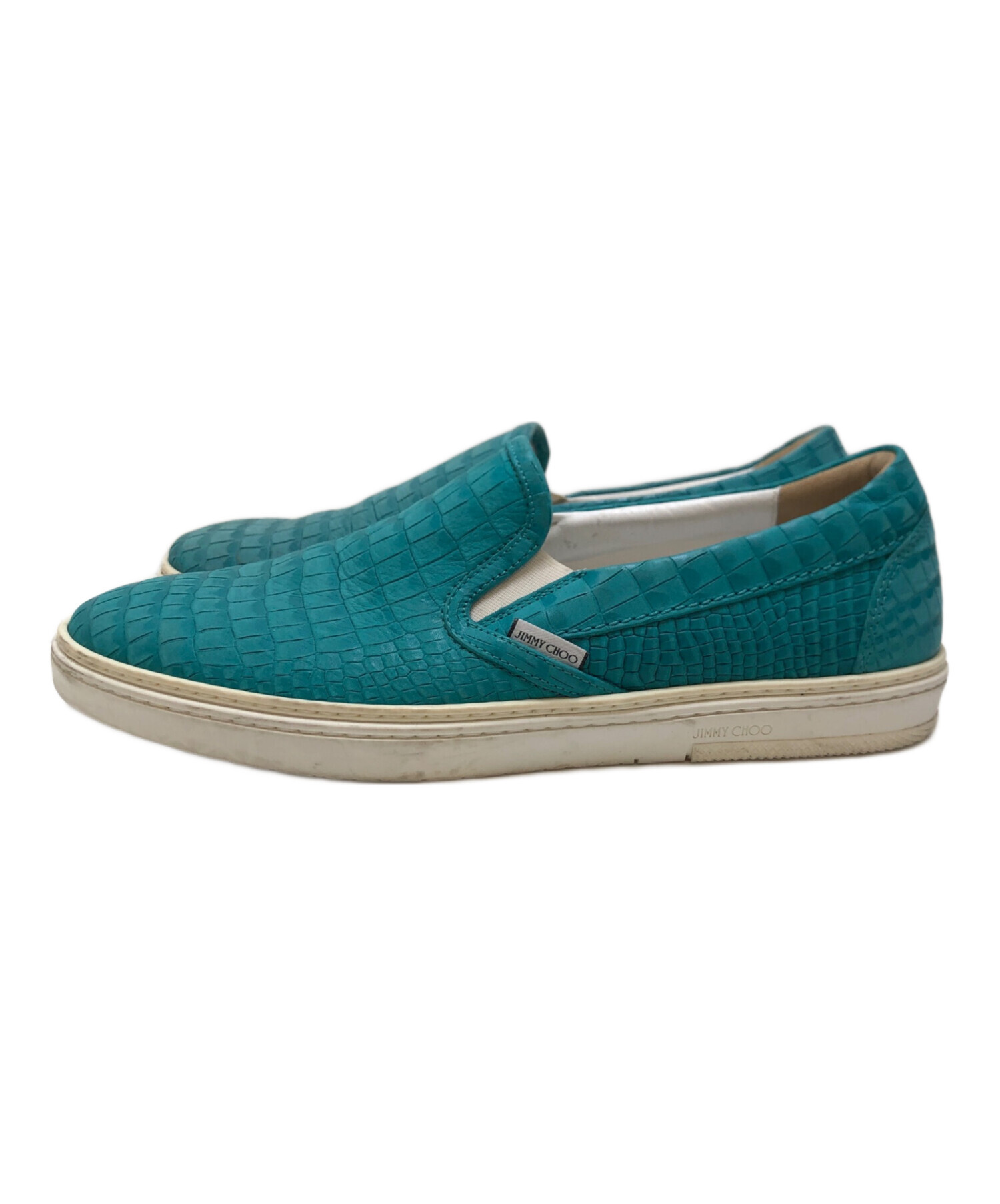 中古・古着通販】JIMMY CHOO (ジミーチュウ) スニーカー ブルー サイズ 