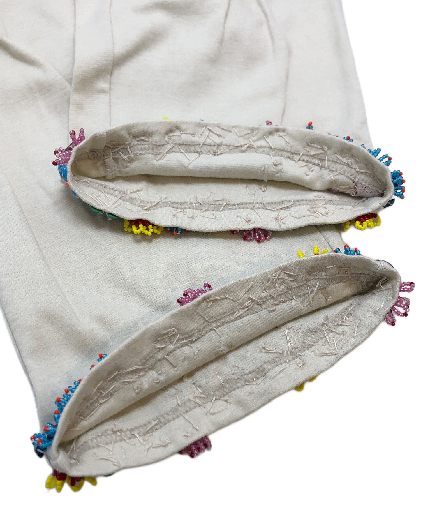 【未使用品】OLLEBOREBLA アルベロベロ　2WAY ナイロンパンツ 中古・古着通販】OLLEBOREBLA (アルベロベロ) ビジューパンツ ベージュ