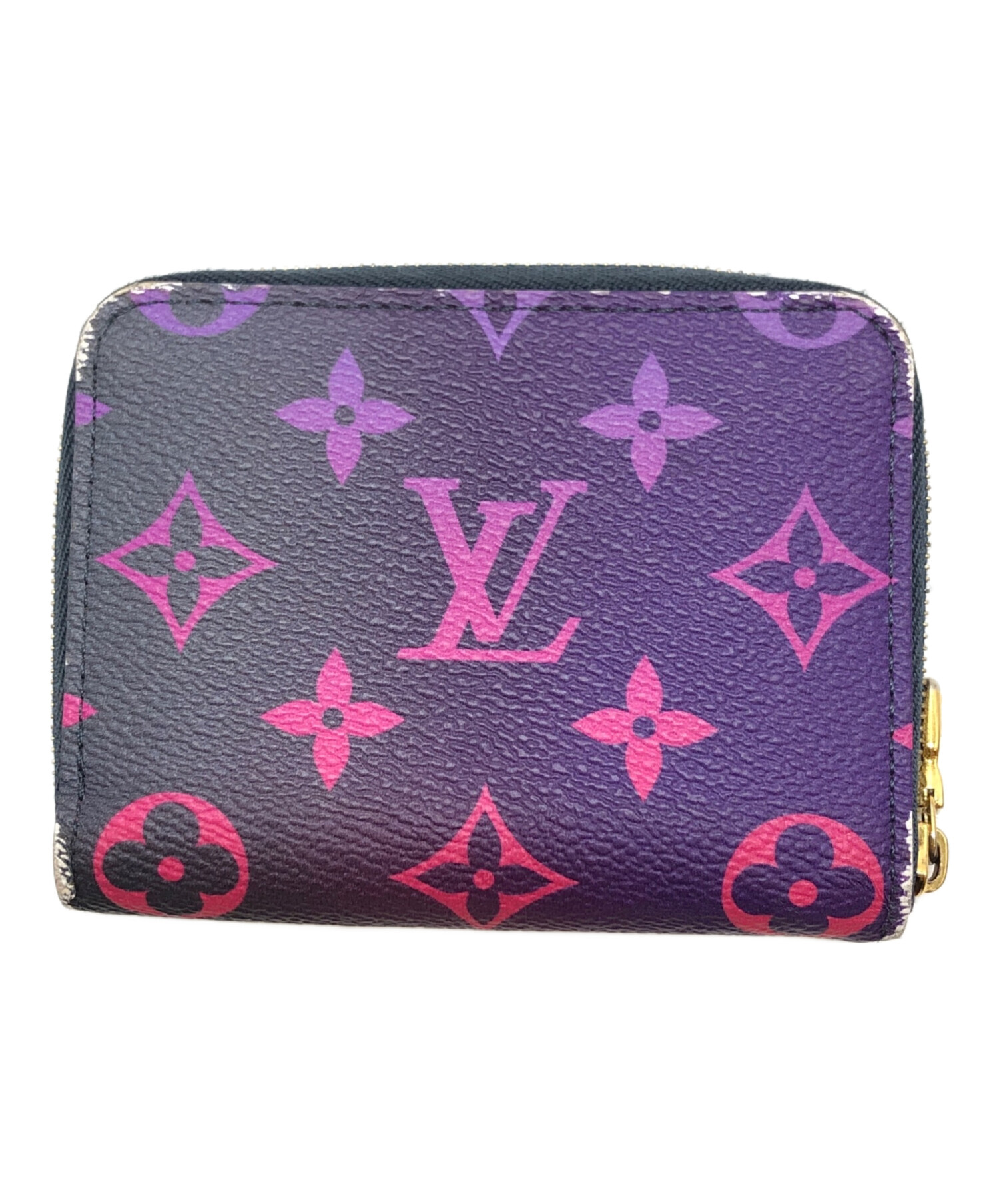 LOUIS VUITTON ルイヴィトン 財布・ケース  紫 【古着】【中古】【送料無料】 中古・古着通販】LOUIS VUITTON (ルイ ヴィトン) モノグラム ジップ