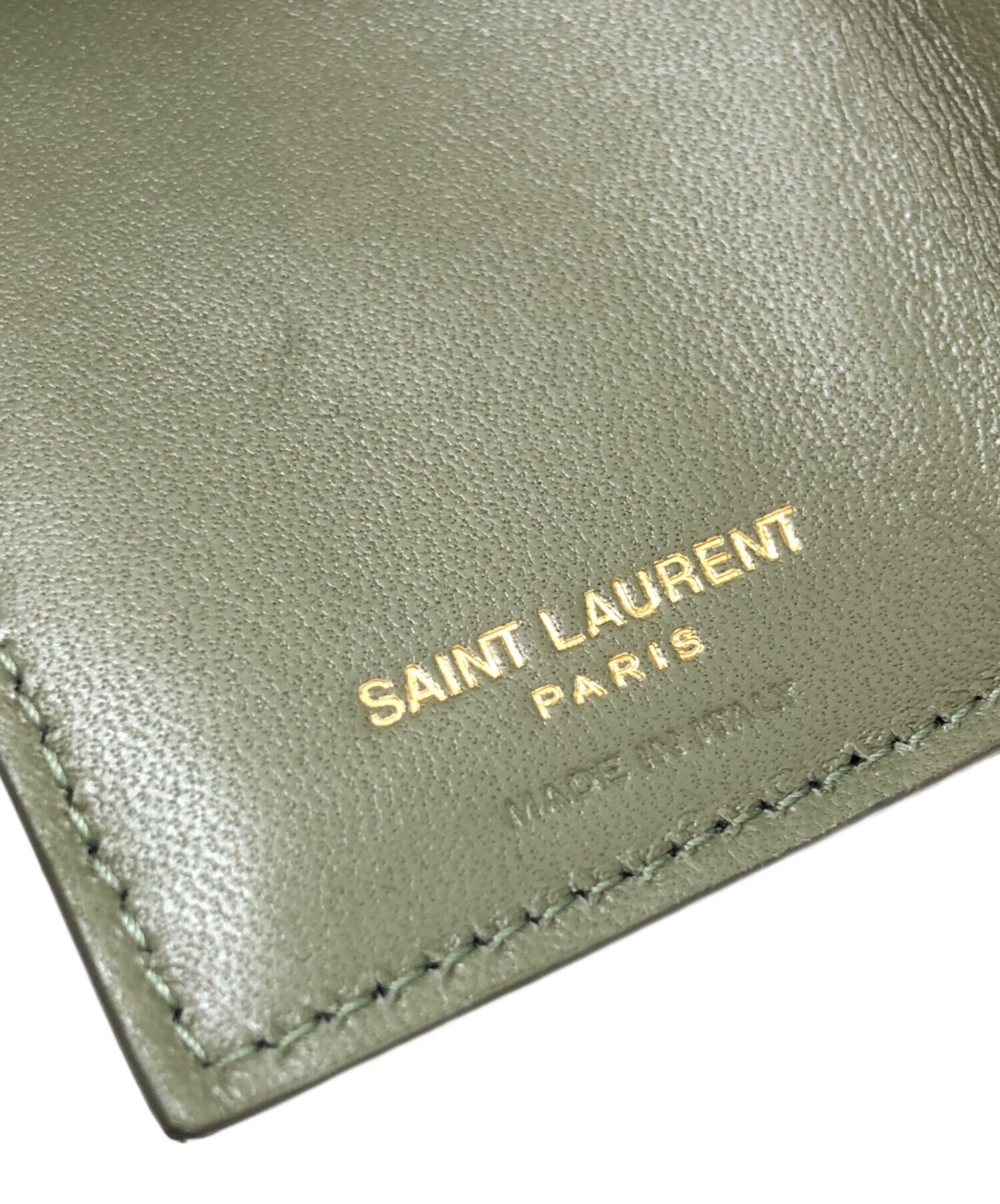 中古・古着通販】Saint Laurent Paris (サンローランパリ) 3つ折り財布