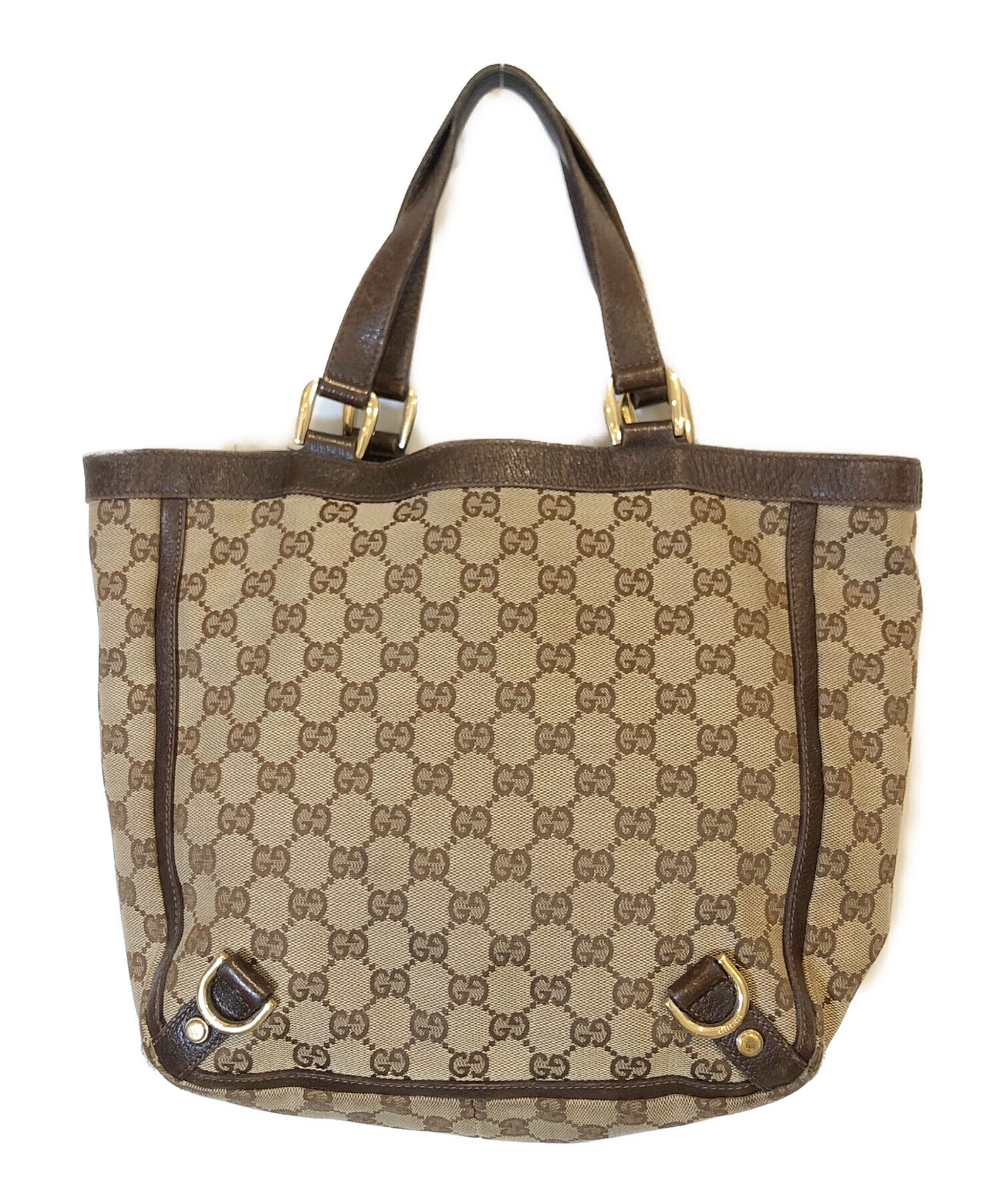 中古・古着通販】GUCCI (グッチ) GG柄トートバッグ サイズ:表記なし