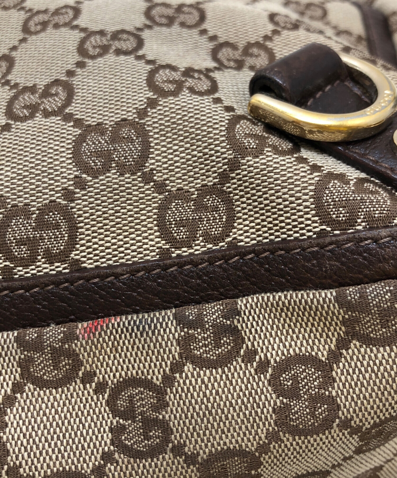 中古・古着通販】GUCCI (グッチ) GG柄トートバッグ サイズ:表記なし