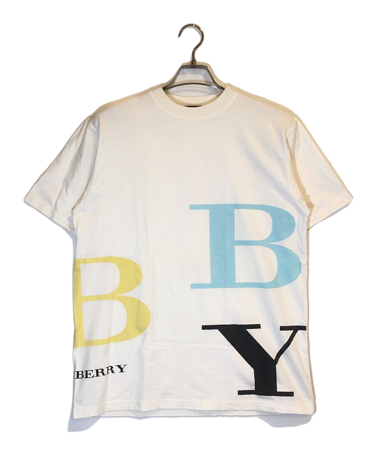 中古・古着通販】BURBERRY (バーバリー) プリントTシャツ ホワイト 