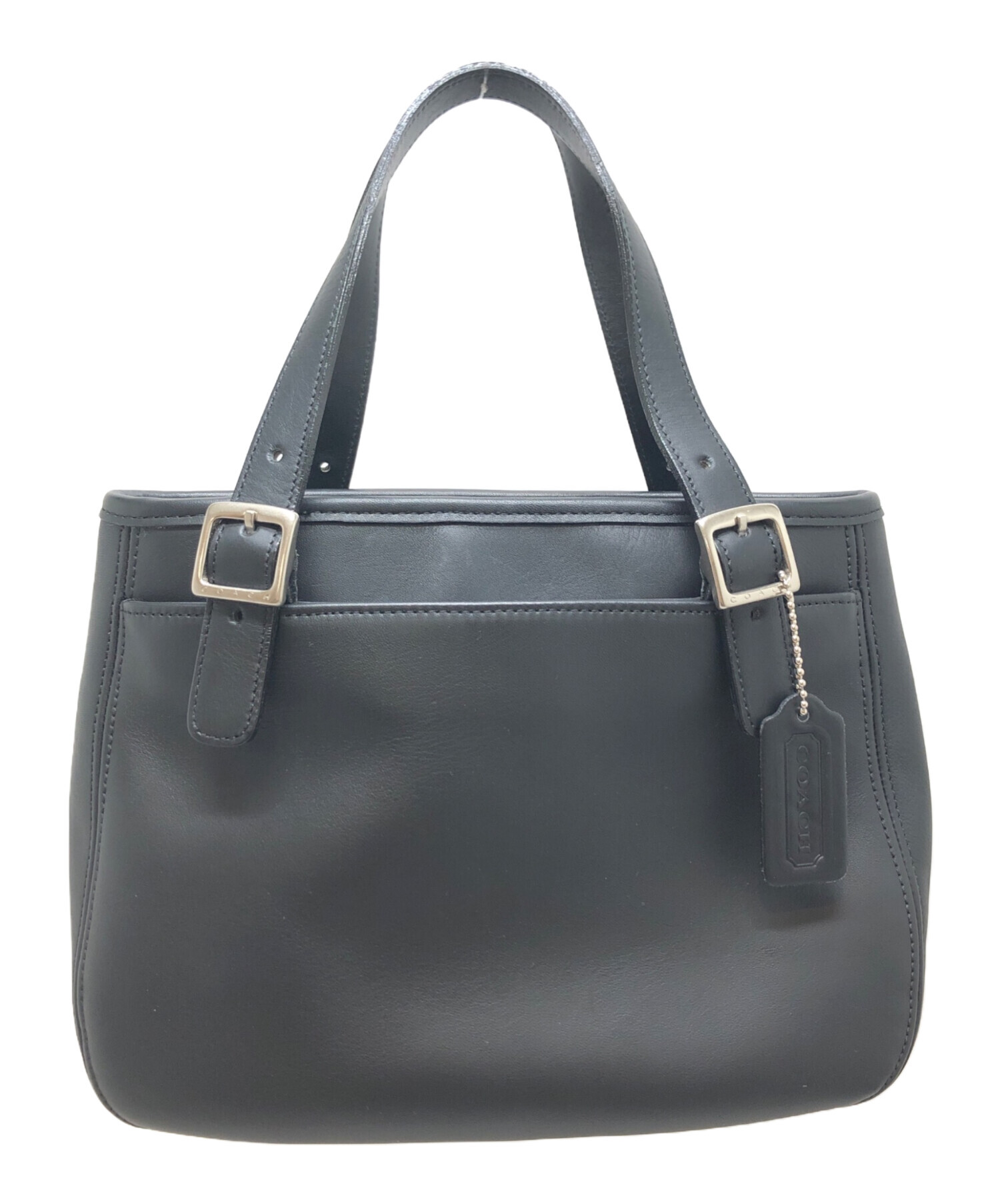値上げ COACH コーチ レザー ハンドバッグ ブラック 【公式通販】