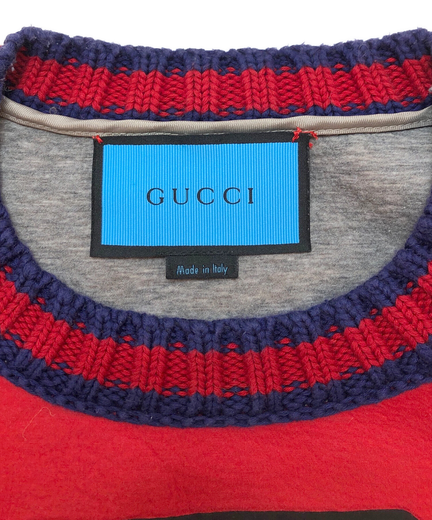 中古・古着通販】GUCCI (グッチ) ダイヤプリントGGロゴスウェット