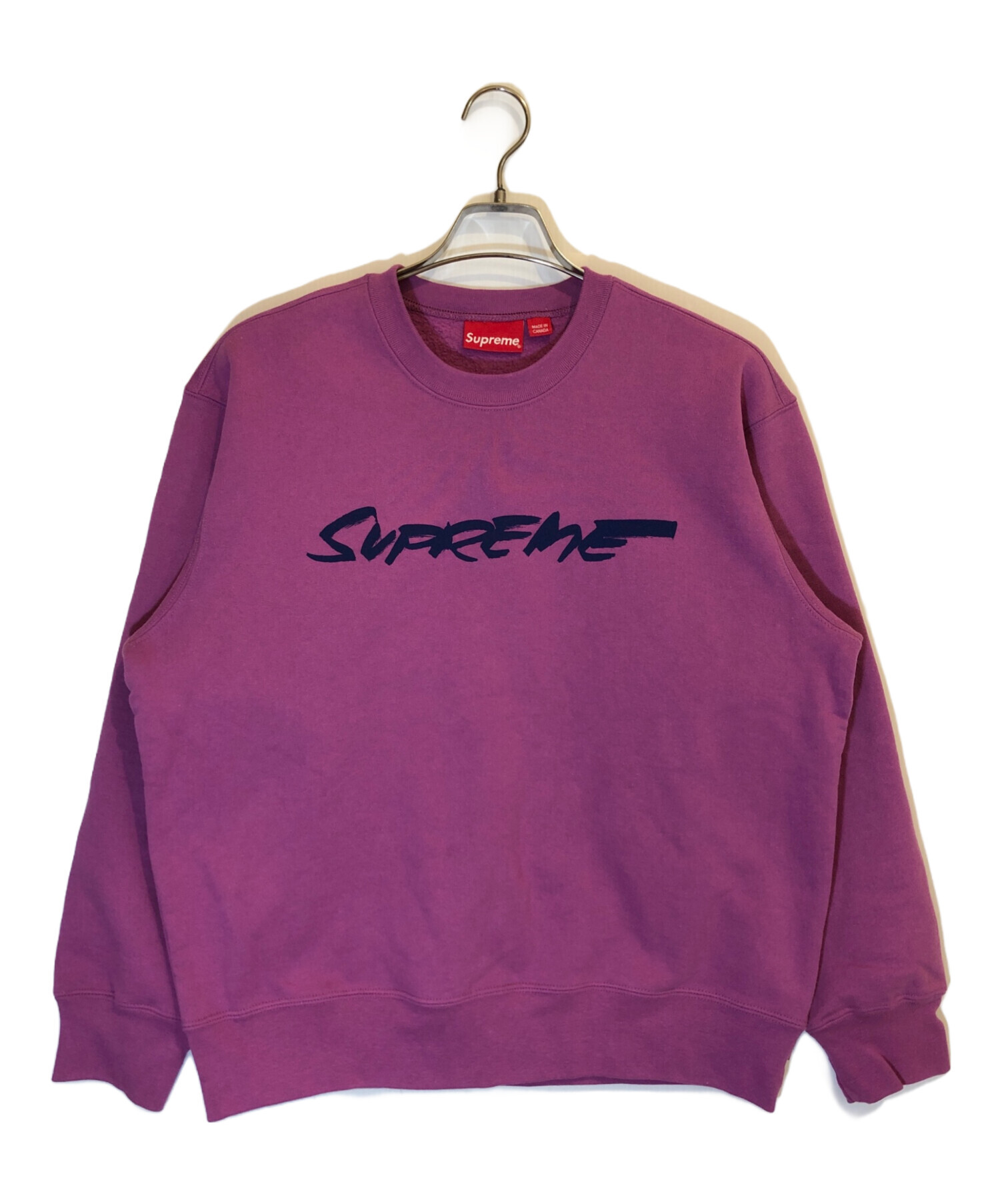 【古着】Supreme クルーネック スウェット パープル 中古・古着通販】SUPREME (シュプリーム) Future Logo Crewneck