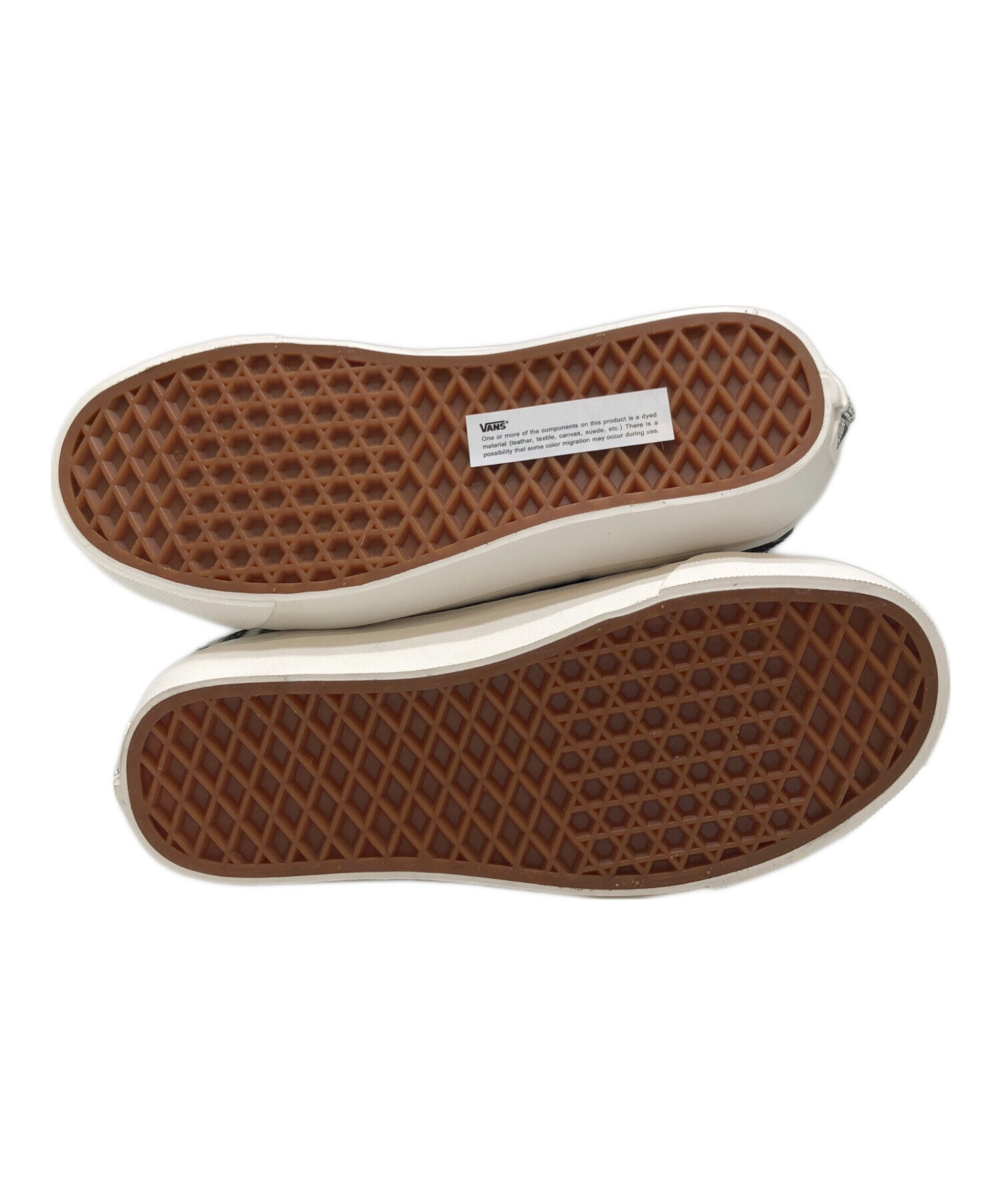 中古・古着通販】VANS (バンズ) ゼブラ柄ハラコスニーカー ブラック