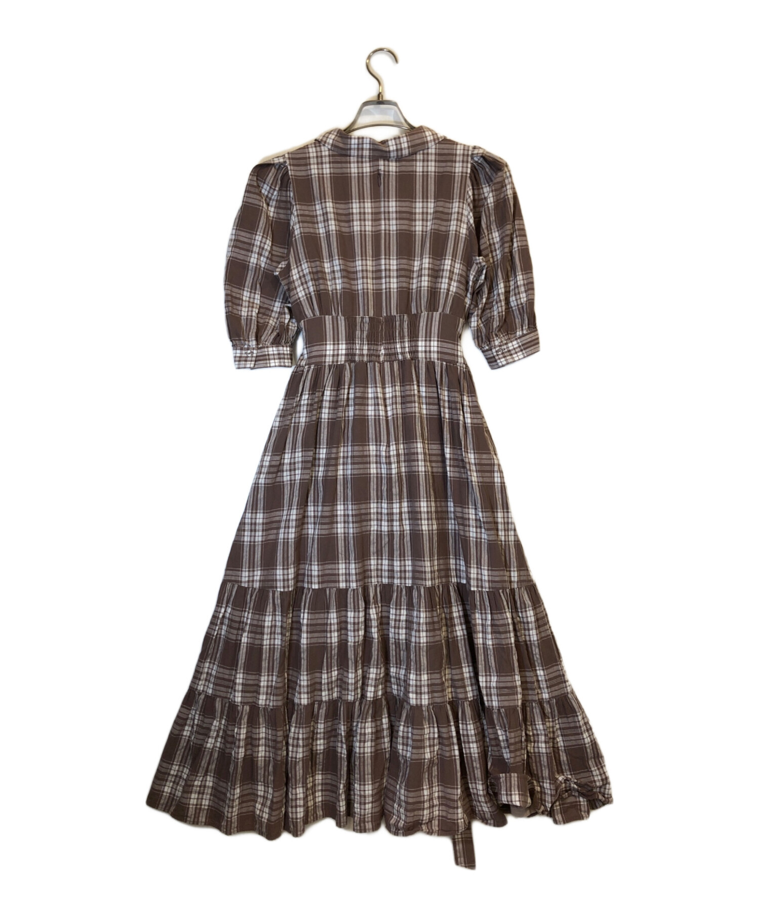 中古・古着通販】Her lip to (ハーリップトゥ) Bergamo Plaid Tiered