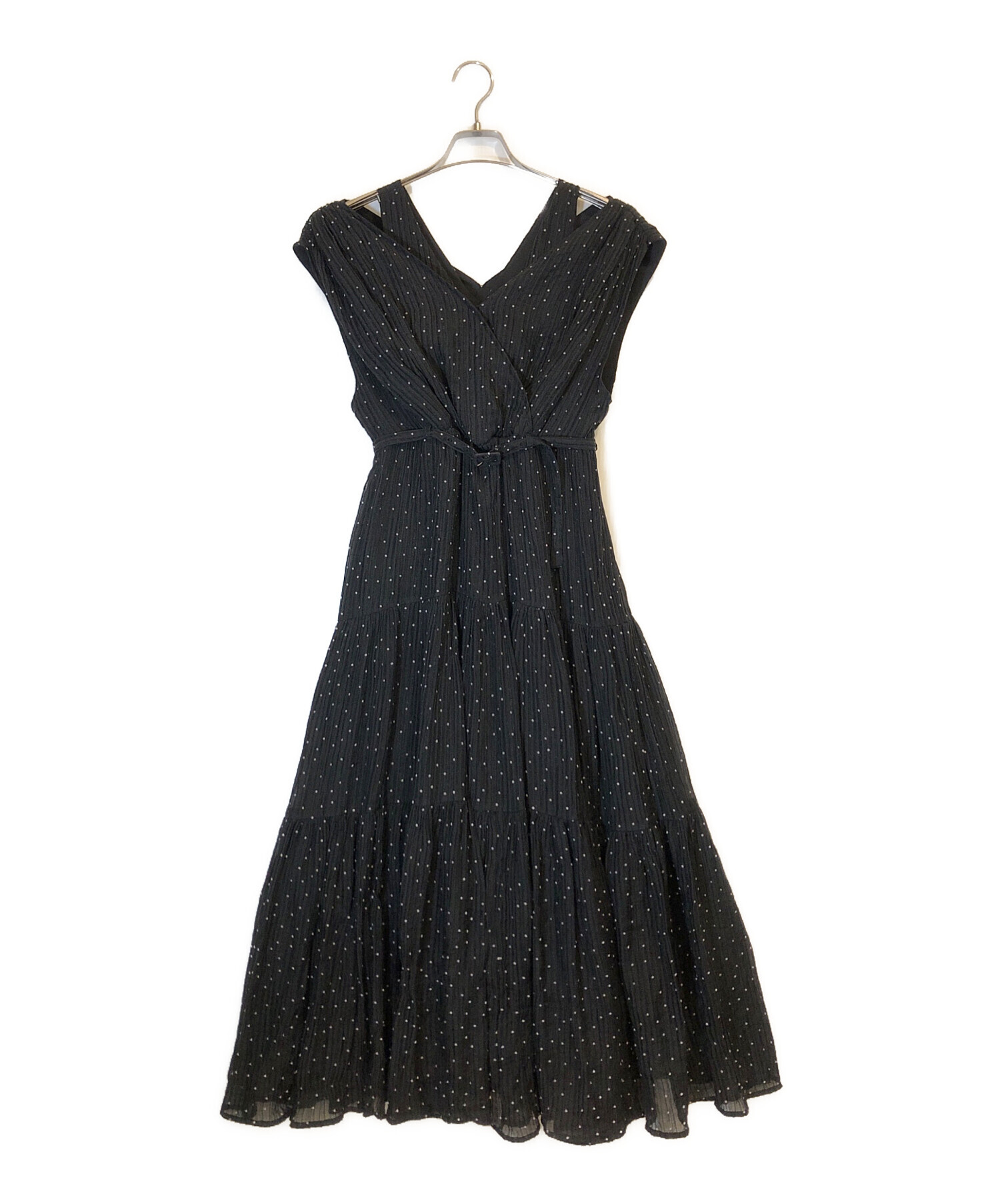 中古・古着通販】Her lip to (ハーリップトゥ) Tiered Polka-Dot Long 
