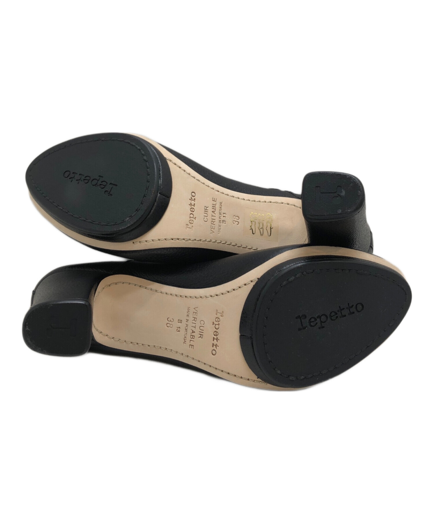 中古・古着通販】repetto (レペット) ストラップパンプス ブラック 