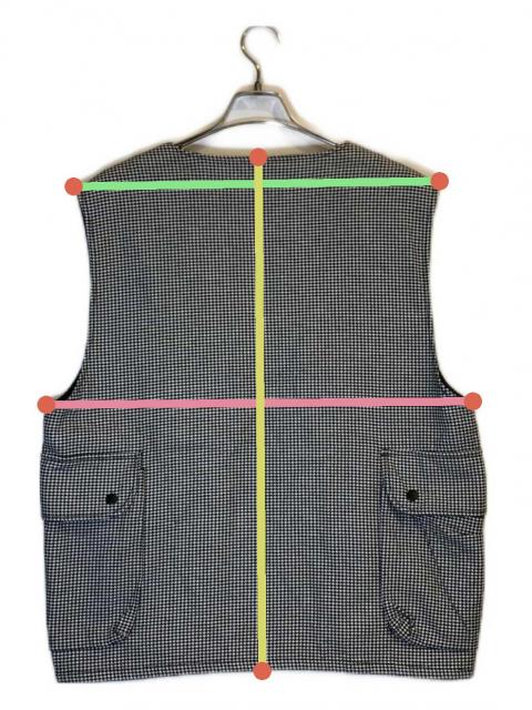 中古・古着通販】stussy (ステューシー) フィッシングベスト ブラック