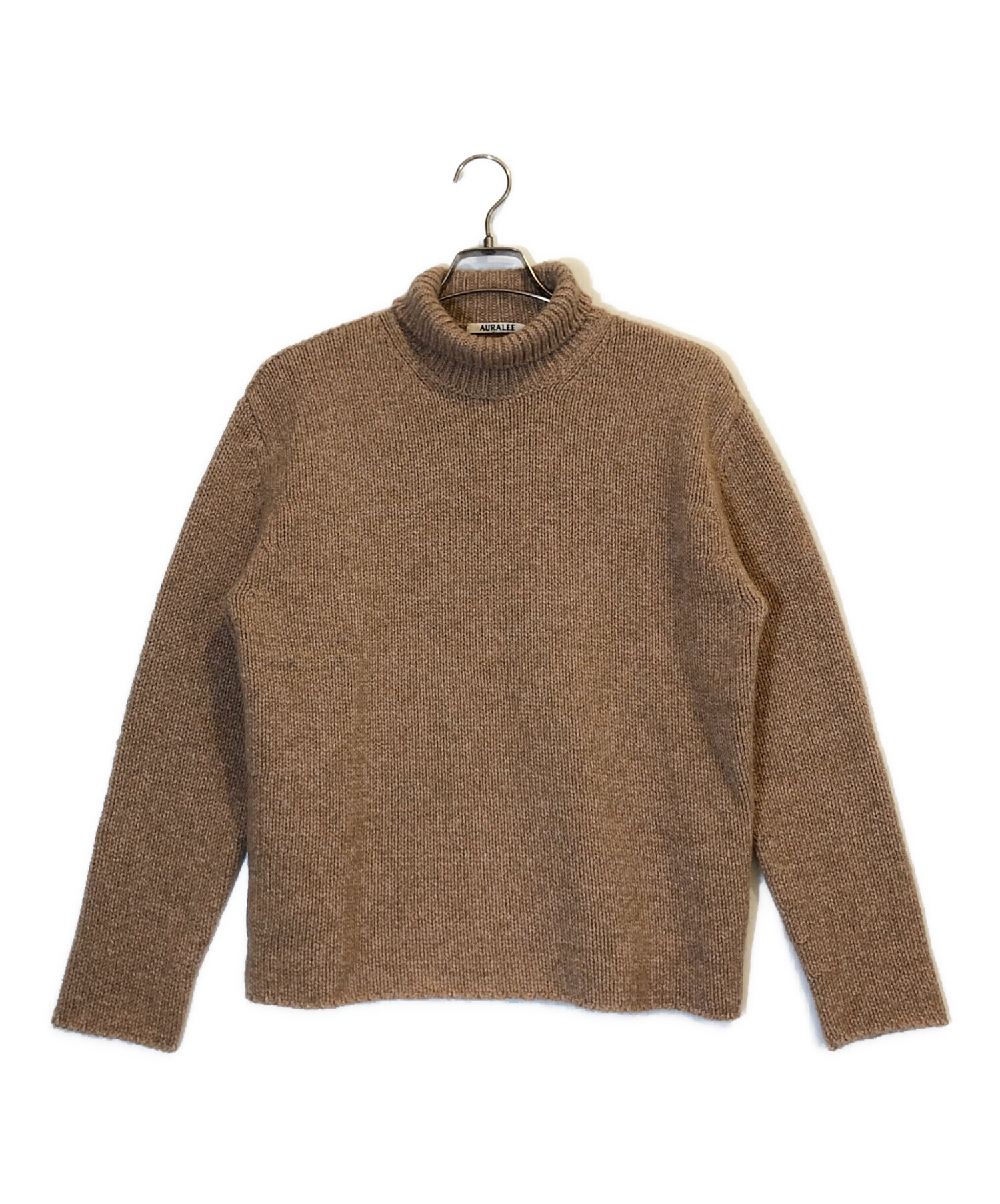 AURALEE WOOL CAMEL タートルネックニット　サイズ5 3090046970945315_01_4679.jpeg