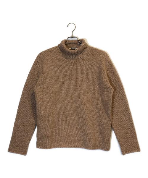 中古・古着通販】AURALEE (オーラリー) CAMEL WOOL MIX KNIT TURTLE