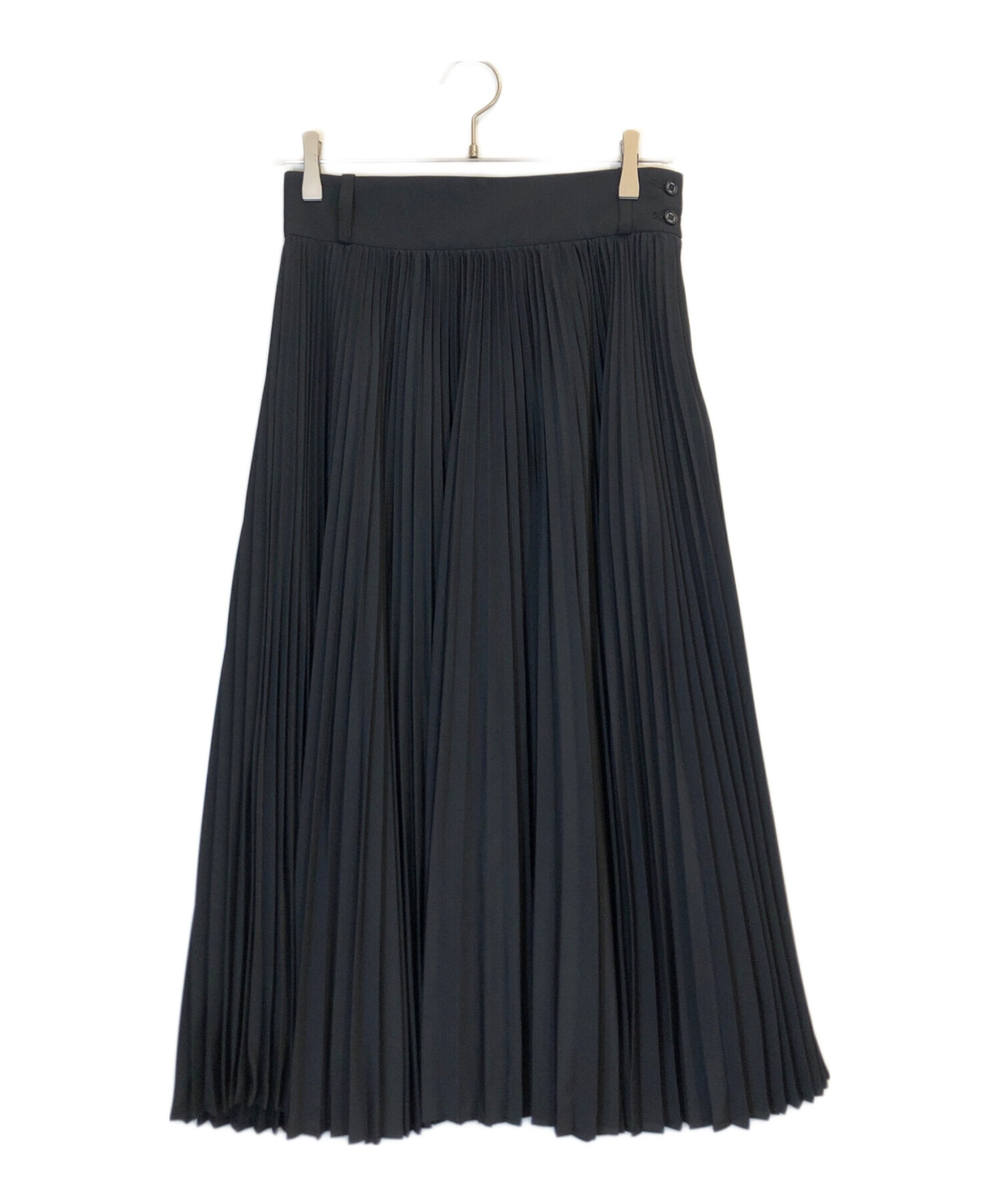 中古・古着通販】HYKE (ハイク) プリーツスカート ブラック サイズ:2