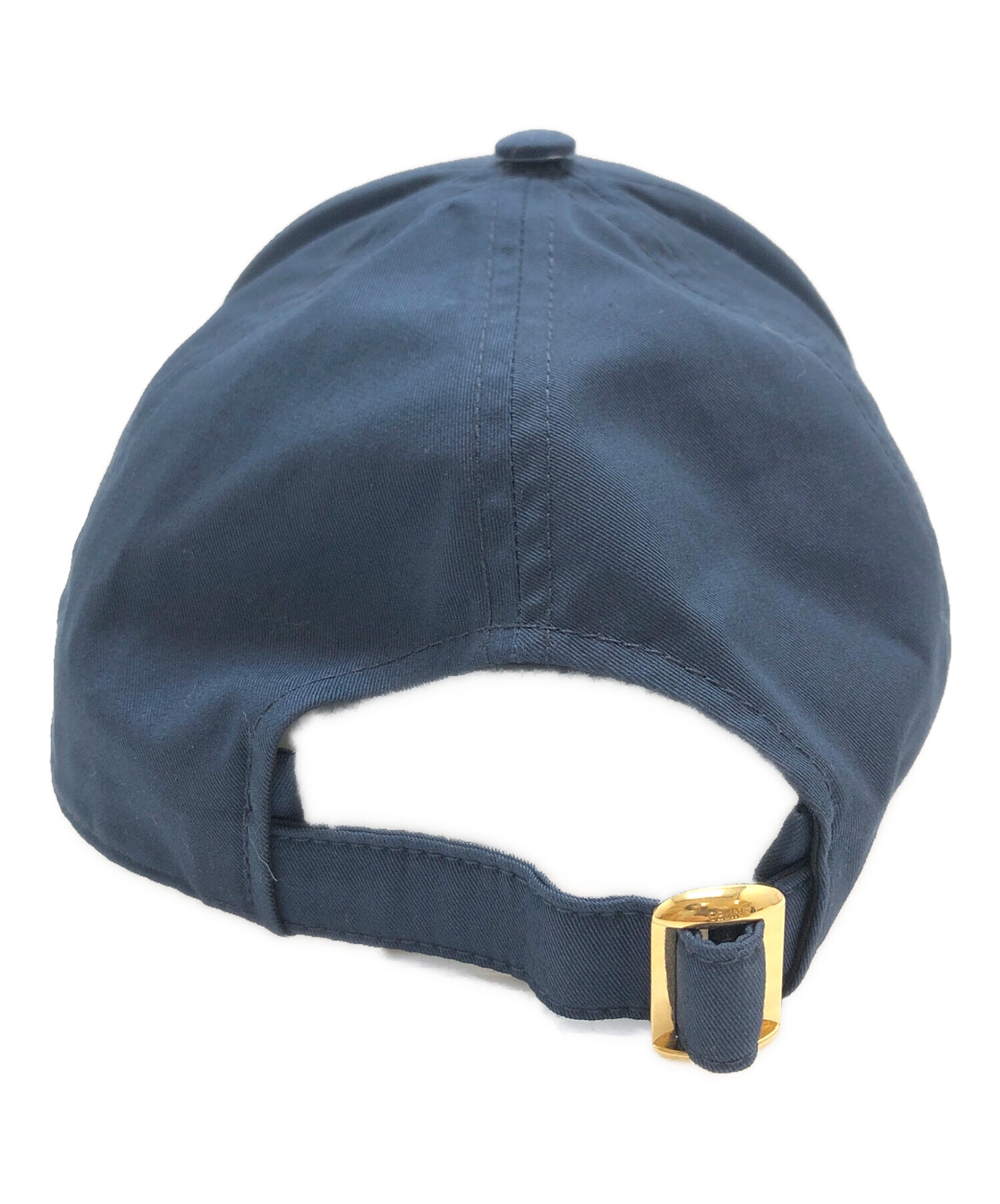 中古・古着通販】CELINE (セリーヌ) ロゴ刺繍ベースボールキャップ 