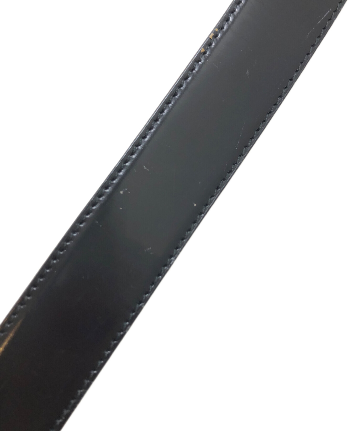 中古・古着通販】PRADA (プラダ) レザーベルト ブラック｜ブランド